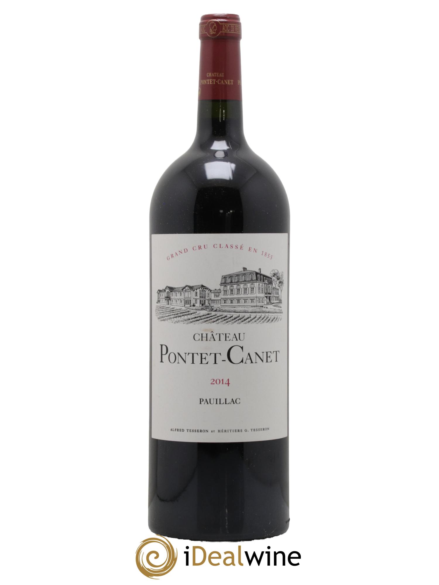 Château Pontet Canet 5ème Grand Cru Classé 2014 - Lot de 1 magnum - 0