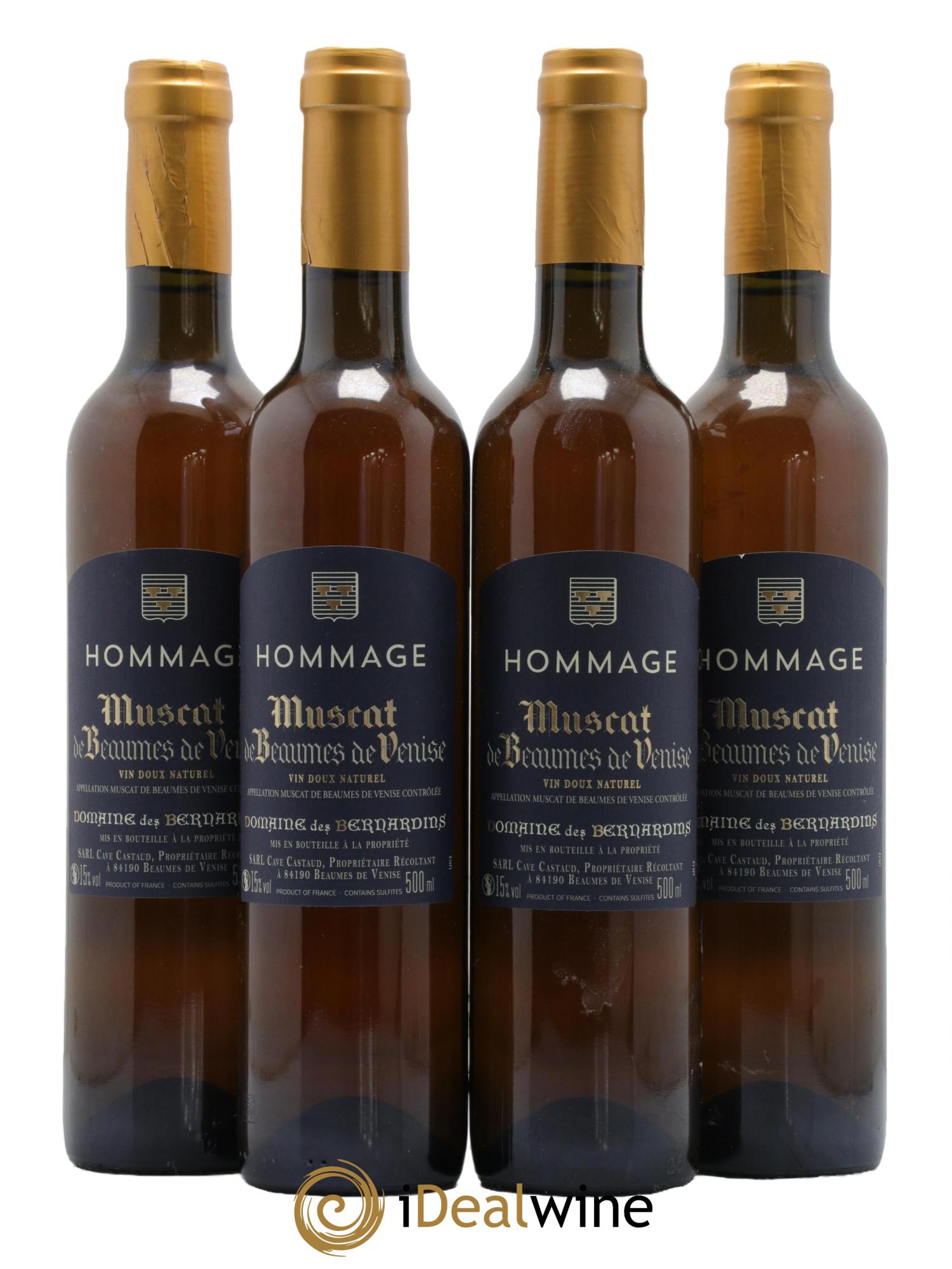 Muscat de Beaumes de Venise des Bernardins (Domaine) - Posten von 4 Format 50cls - 0