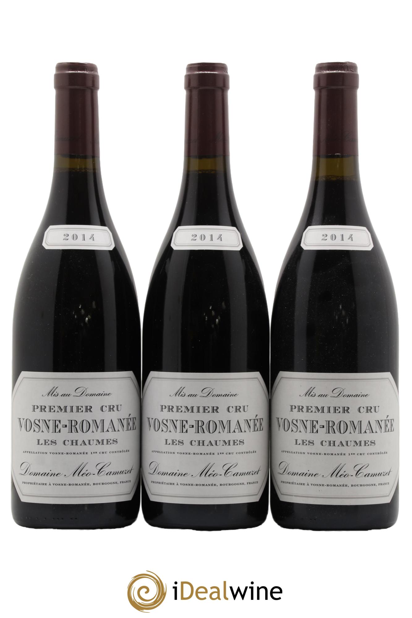 Vosne-Romanée 1er Cru Les Chaumes Méo-Camuzet (Domaine)  2014 - Lot de 3 bouteilles - 0