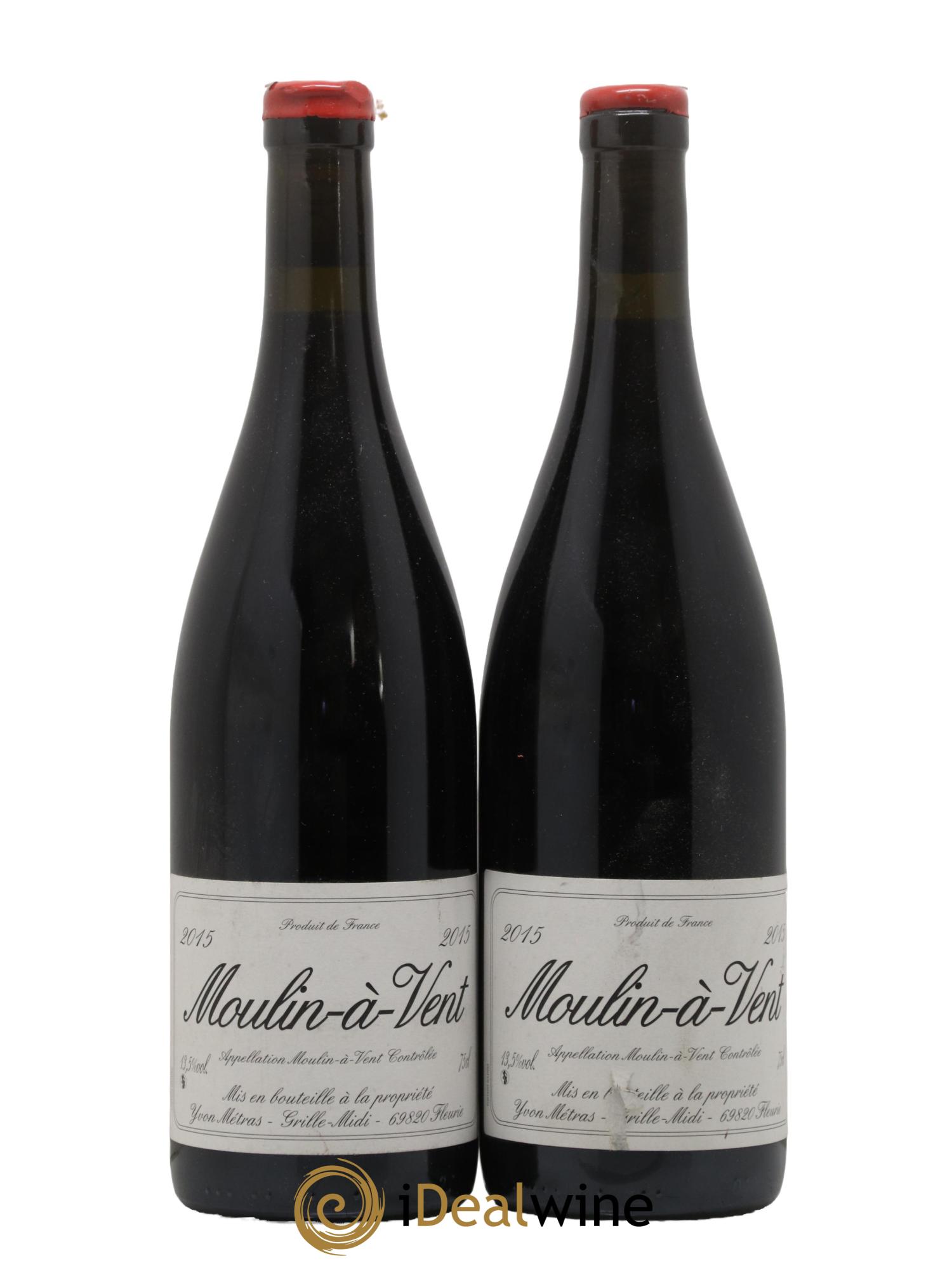 Moulin à Vent Yvon Métras 2015 - Lot de 2 bouteilles - 0