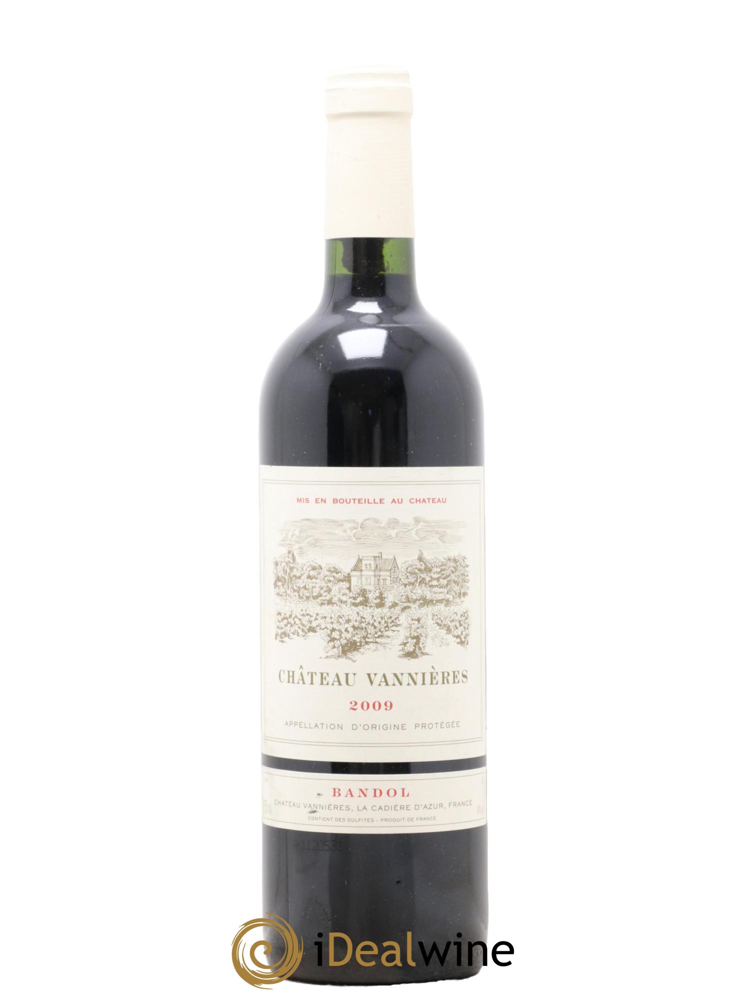 Bandol Château Vannières Éric et Charles-Éric Boisseaux 2009 - Lot of 1 bottle - 0