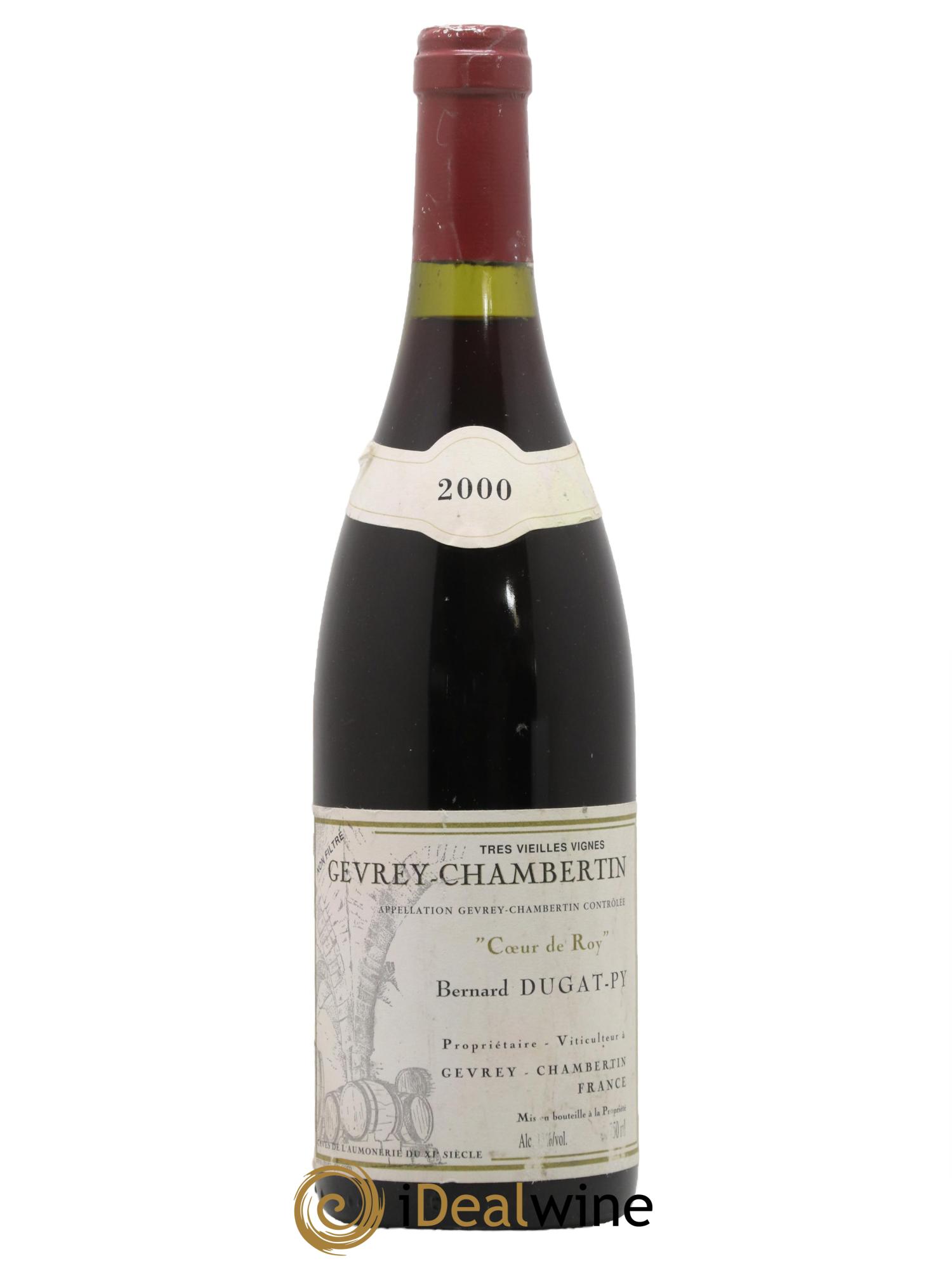 Gevrey-Chambertin Coeur de Roy Très Vieilles Vignes Dugat-Py 2000 - Lot de 1 bouteille - 0