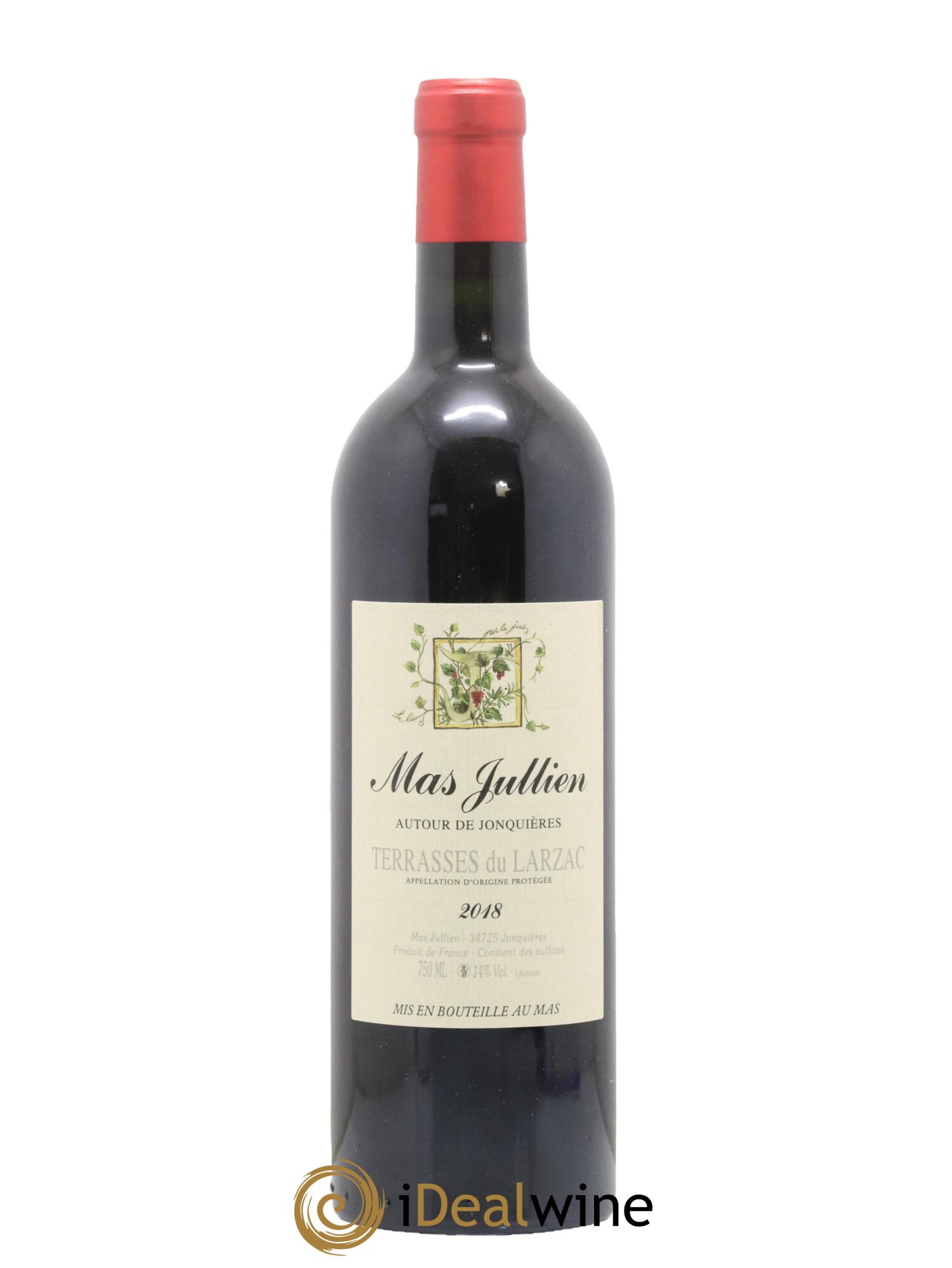 Coteaux du Languedoc - Terrasses du Larzac Mas Jullien  Autour de Jonquières Olivier Jullien 2018 - Lot de 1 bouteille - 0