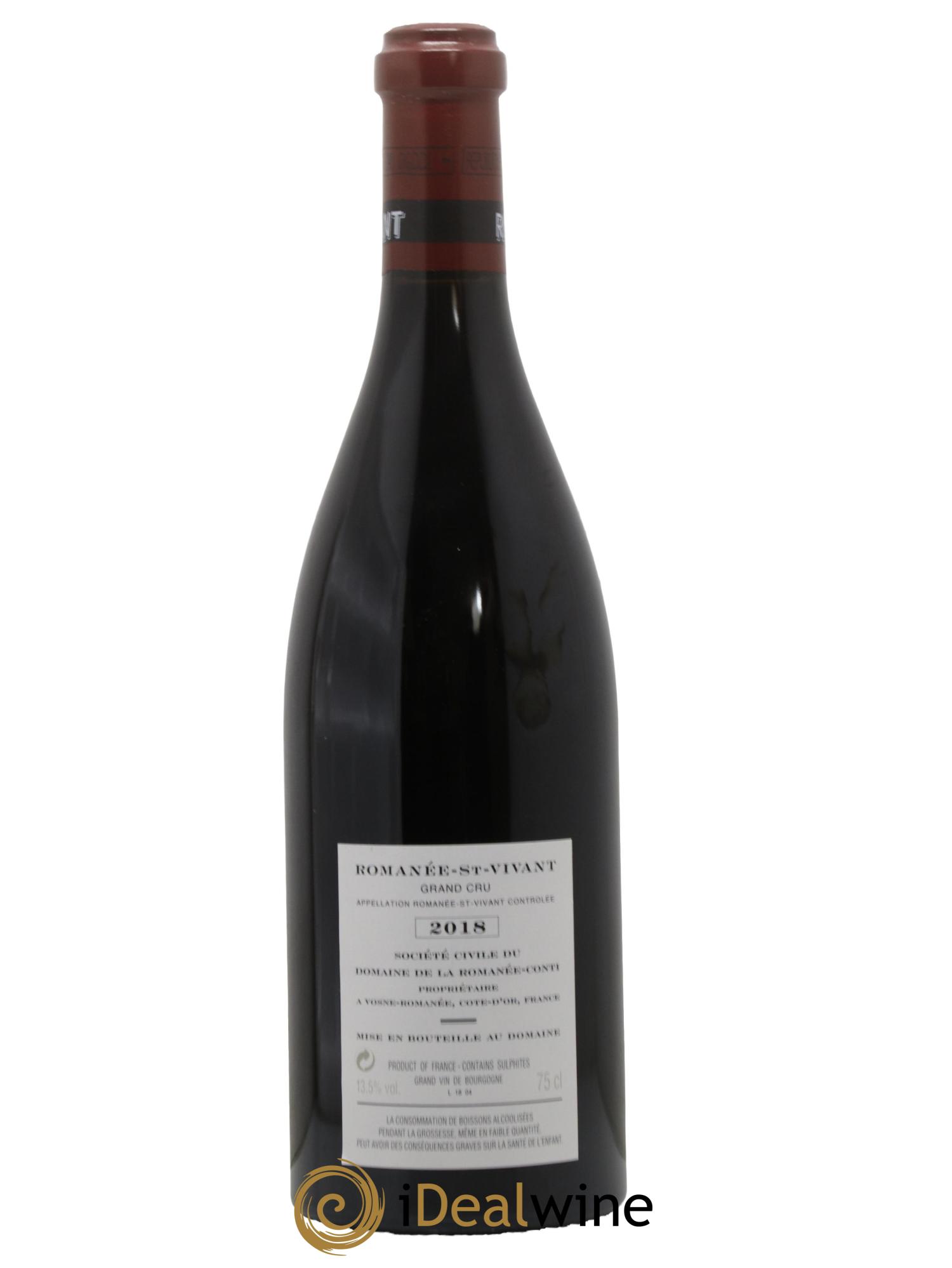 Romanée-Saint-Vivant Grand Cru Domaine de la Romanée-Conti 2018 - Lotto di 1 bottiglia - 1