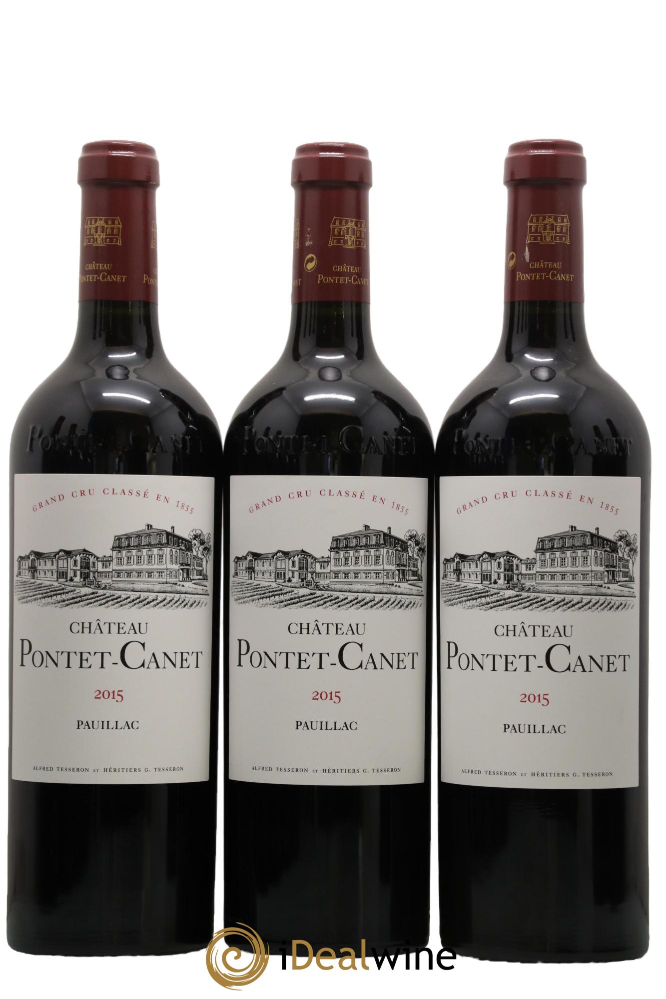 Château Pontet Canet 5ème Grand Cru Classé 2015 - Lotto di 12 bottiglie - 2