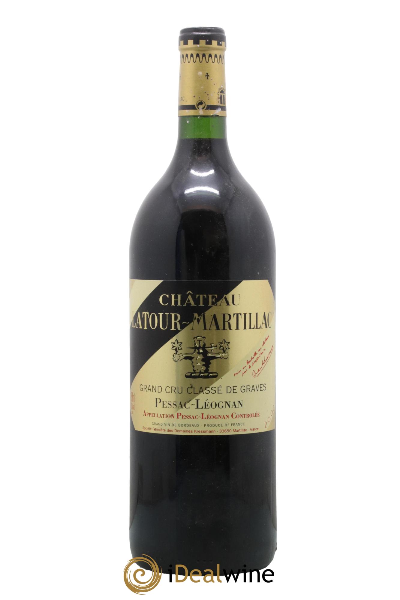 Château Latour-Martillac Cru Classé de Graves 2003 - Posten von 1 Magnum - 0