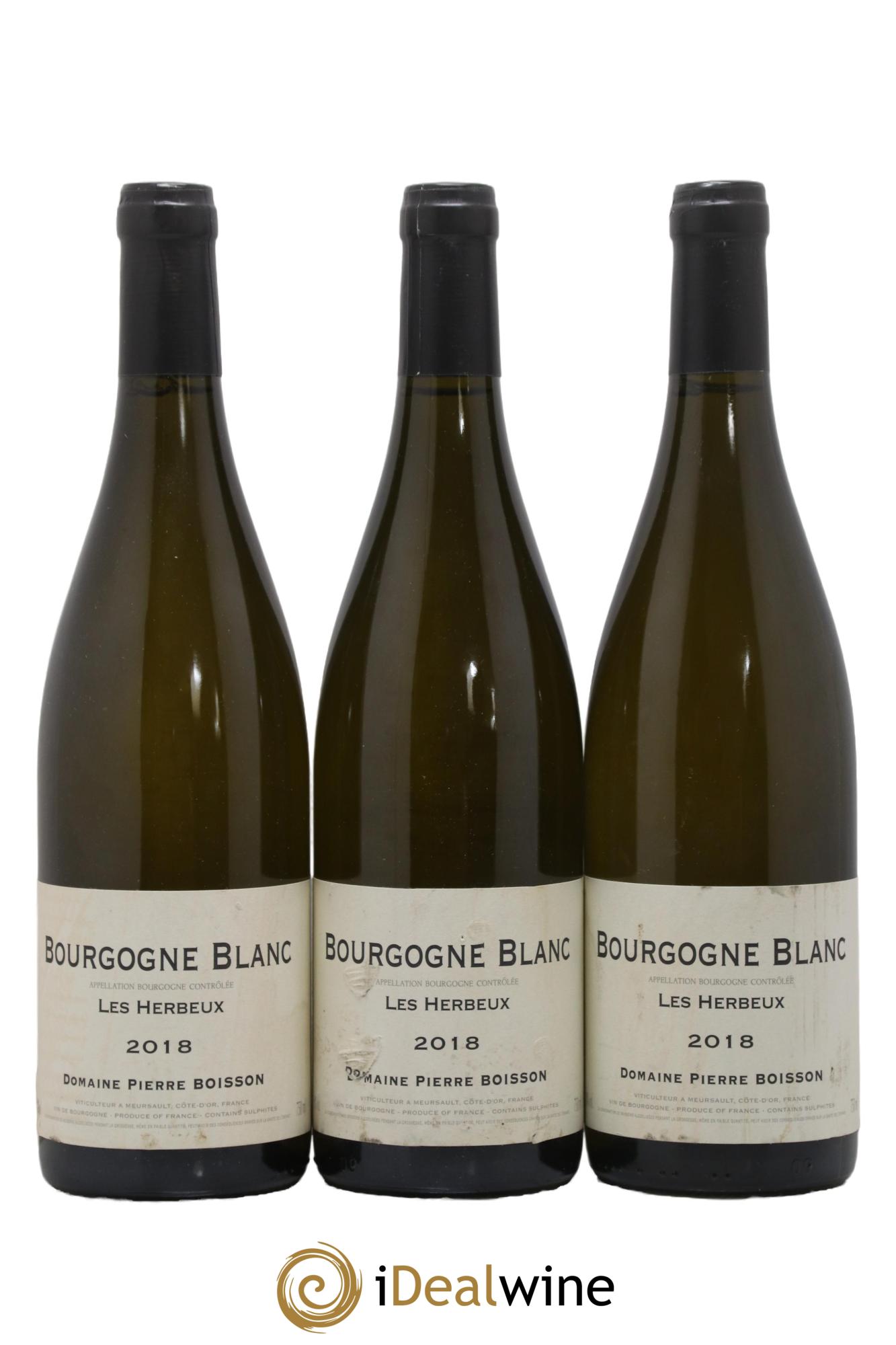 Bourgogne Les Herbeux Pierre Boisson (Domaine) 2018 - Lot de 3 bouteilles - 0