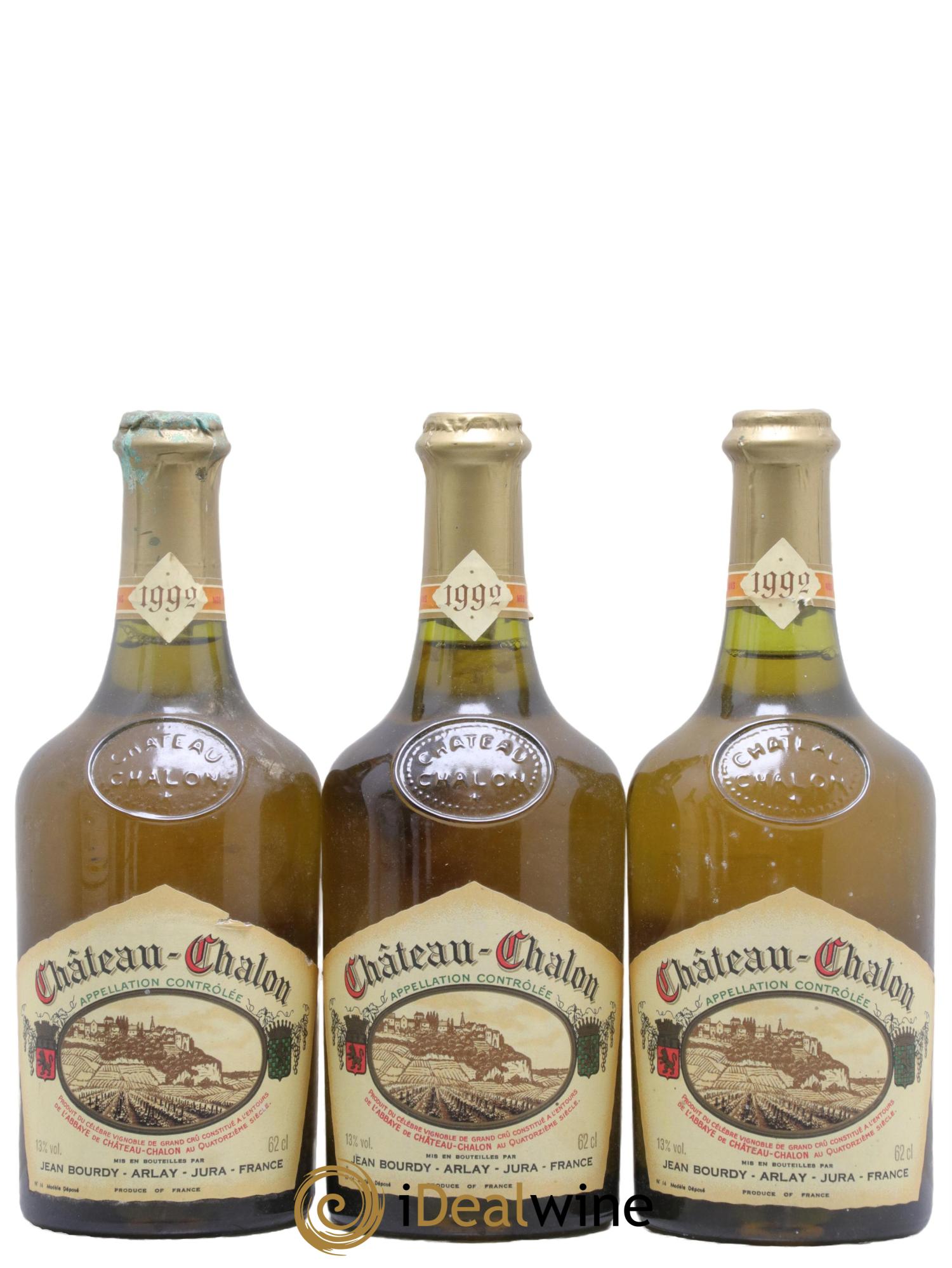 Château-Chalon Jean Bourdy 1992 - Lot de 3 clavelins - 0