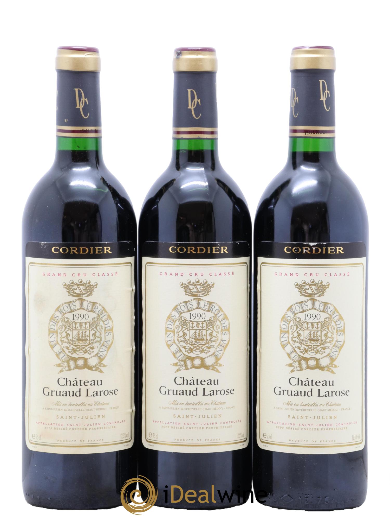 Château Gruaud Larose 2ème Grand Cru Classé  1990 - Lotto di 12 bottiglie - 4