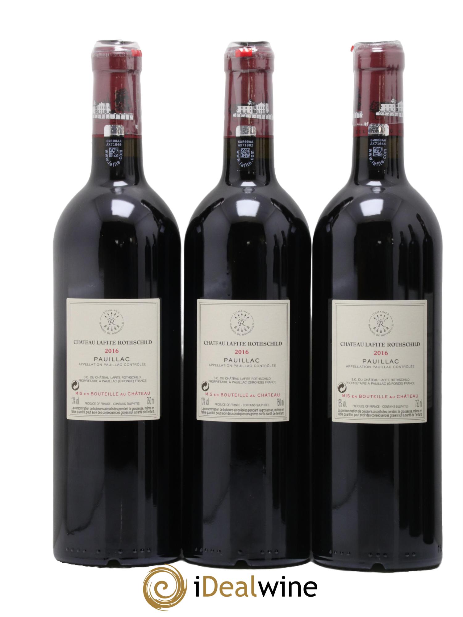 Château Lafite Rothschild 1er Grand Cru Classé 2016 - Lot de 6 bouteilles - 4