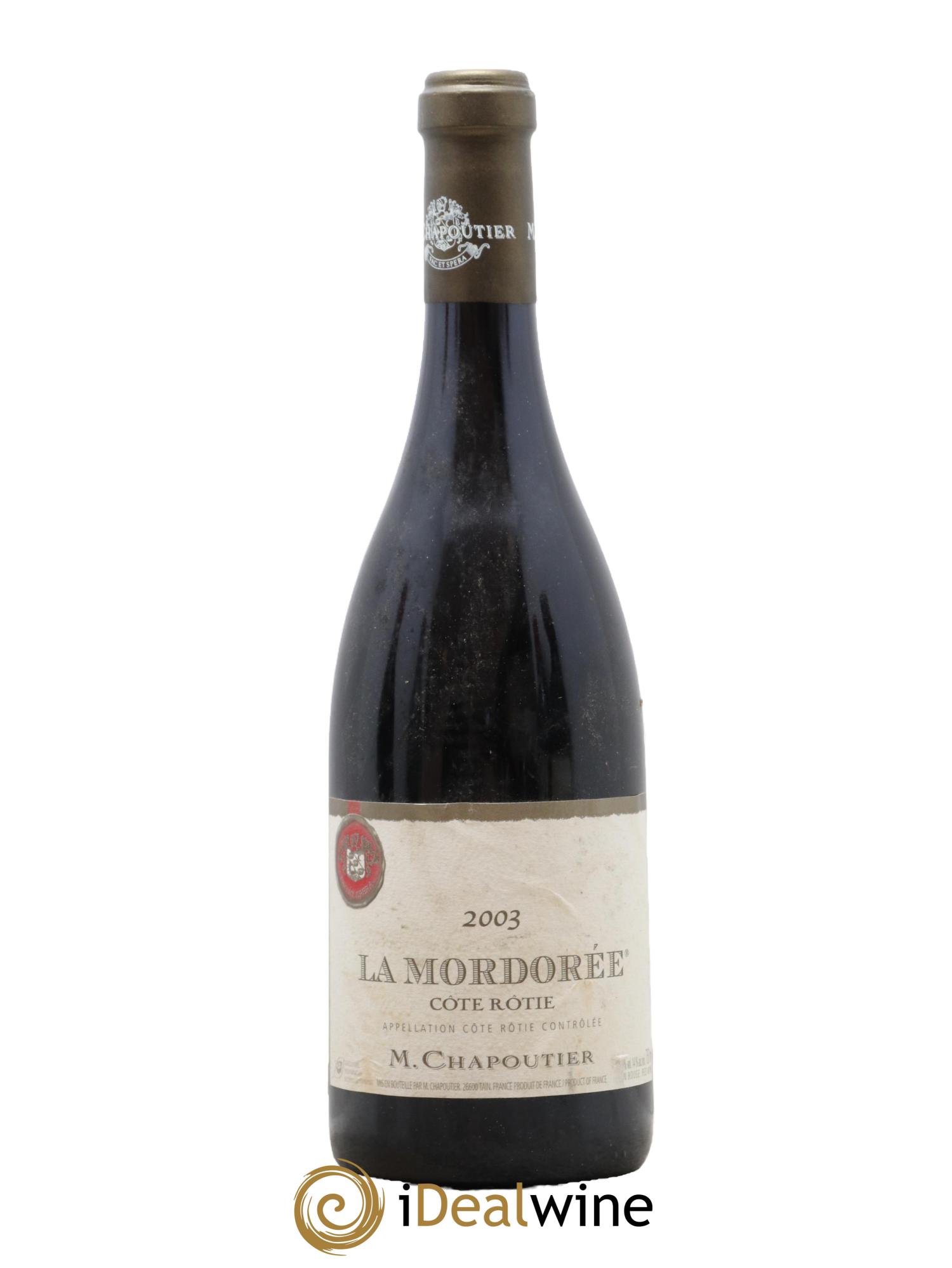 Côte-Rôtie La Mordorée Chapoutier 2003 - Lot de 1 bouteille - 0