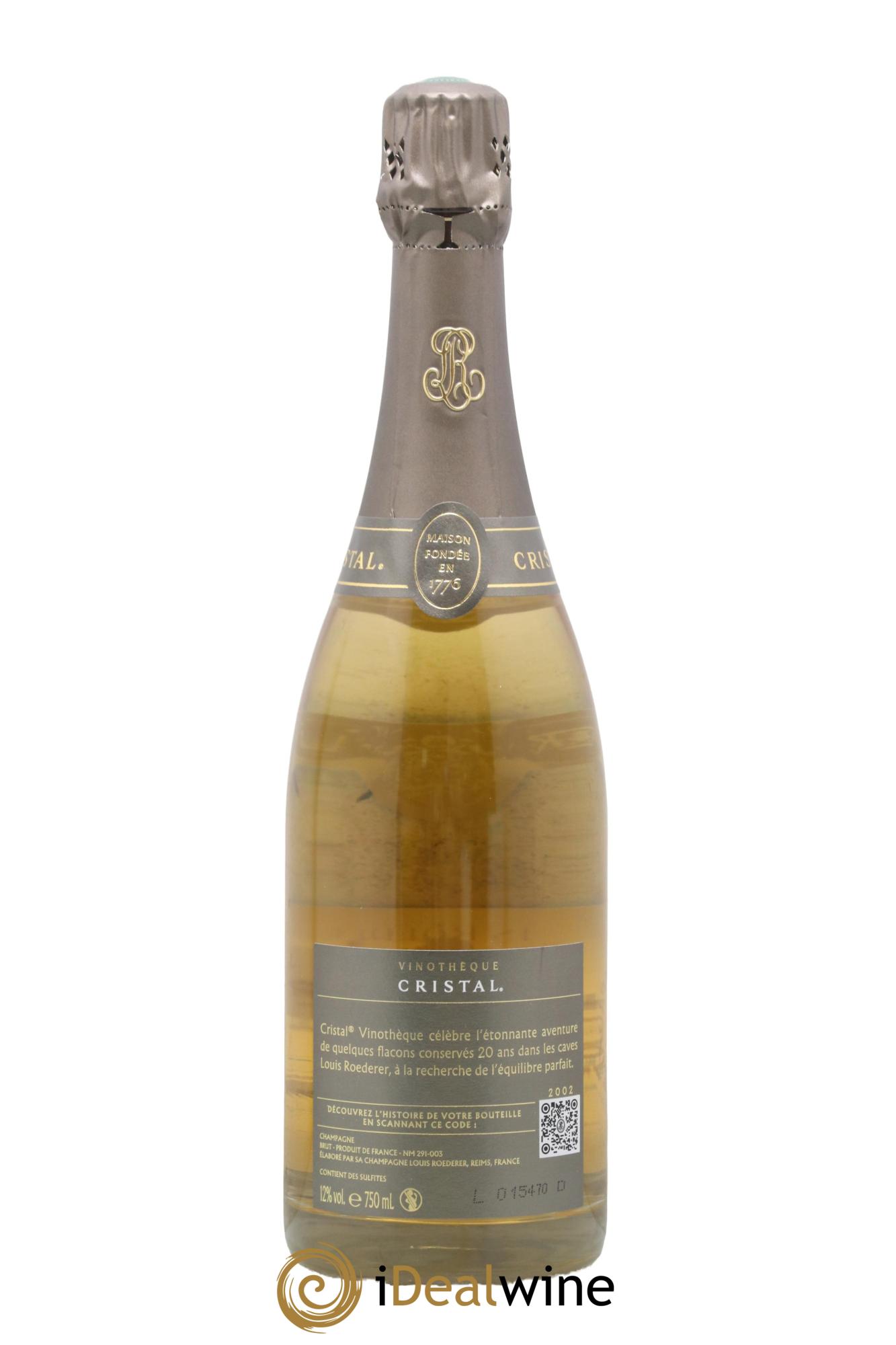 Cristal Vinothèque Louis Roederer 2002 - Lotto di 1 bottiglia - 2