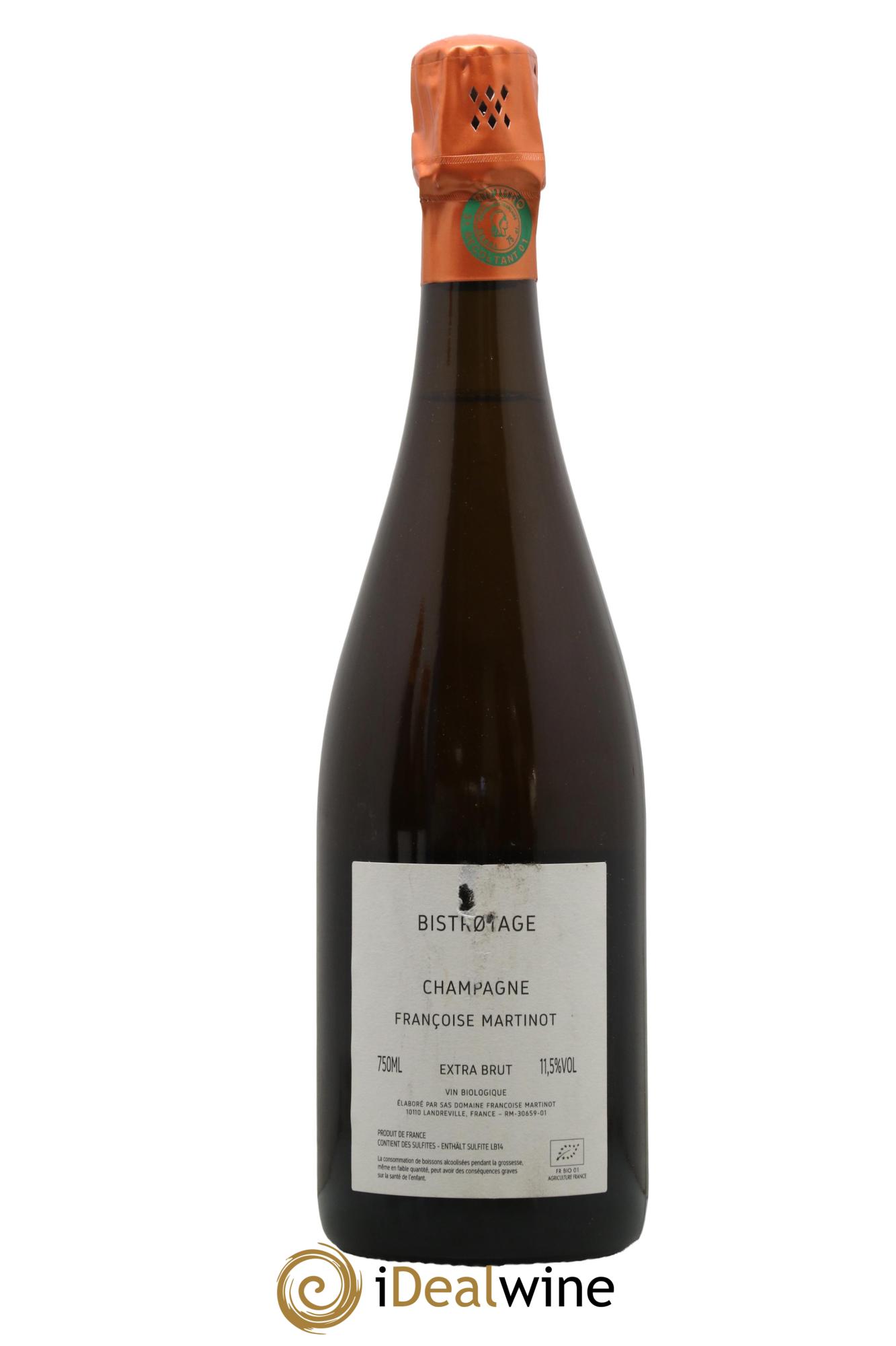 Bistrotage B.14 plus 1 Extra Brut Françoise Martinot - Charles Dufour - Lotto di 1 bottiglia - 1