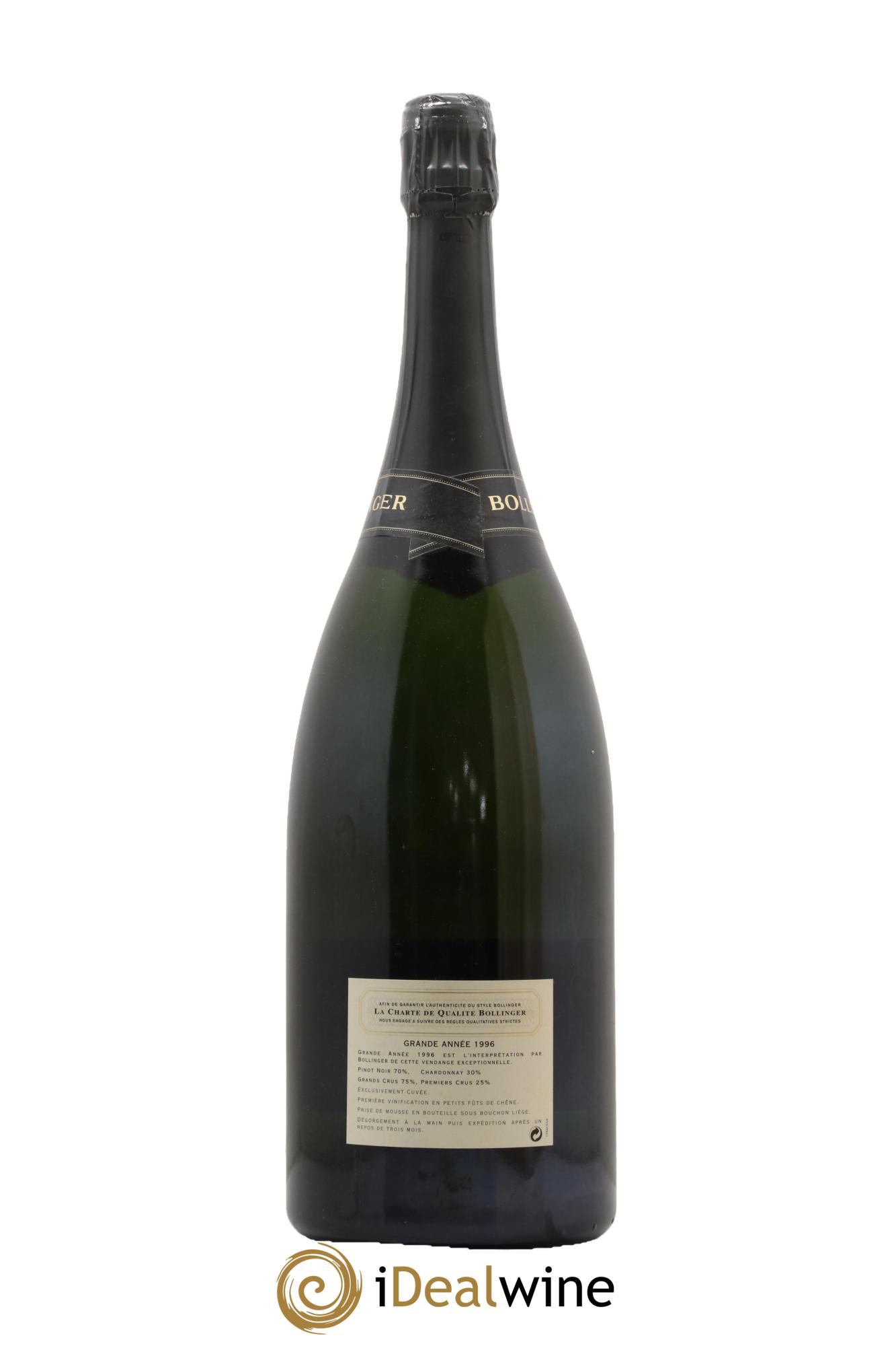 Grande Année Bollinger 1996 - Lotto di 1 magnum - 1