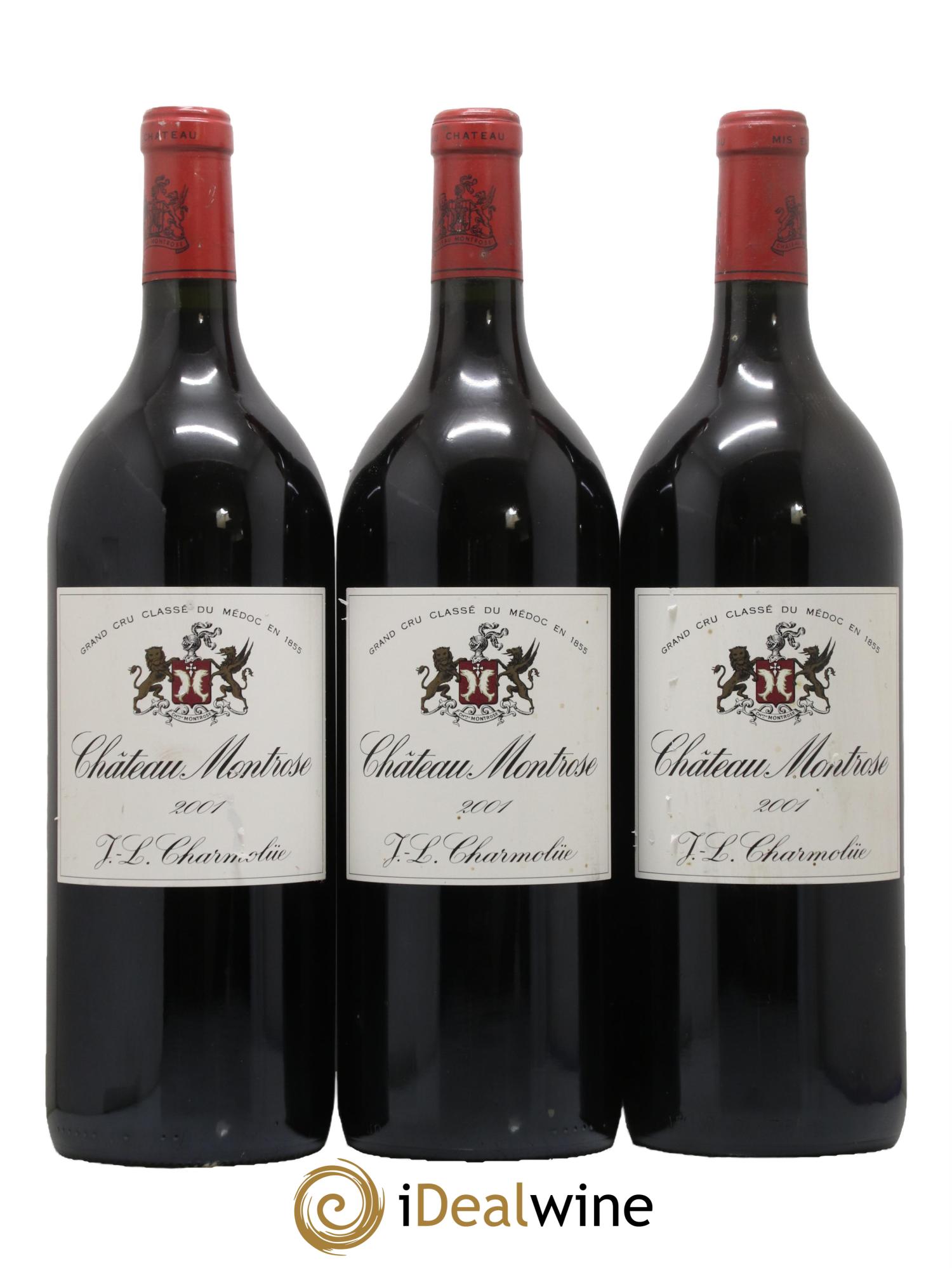 Château Montrose 2ème Grand Cru Classé 2001 - Lot de 3 magnums - 0