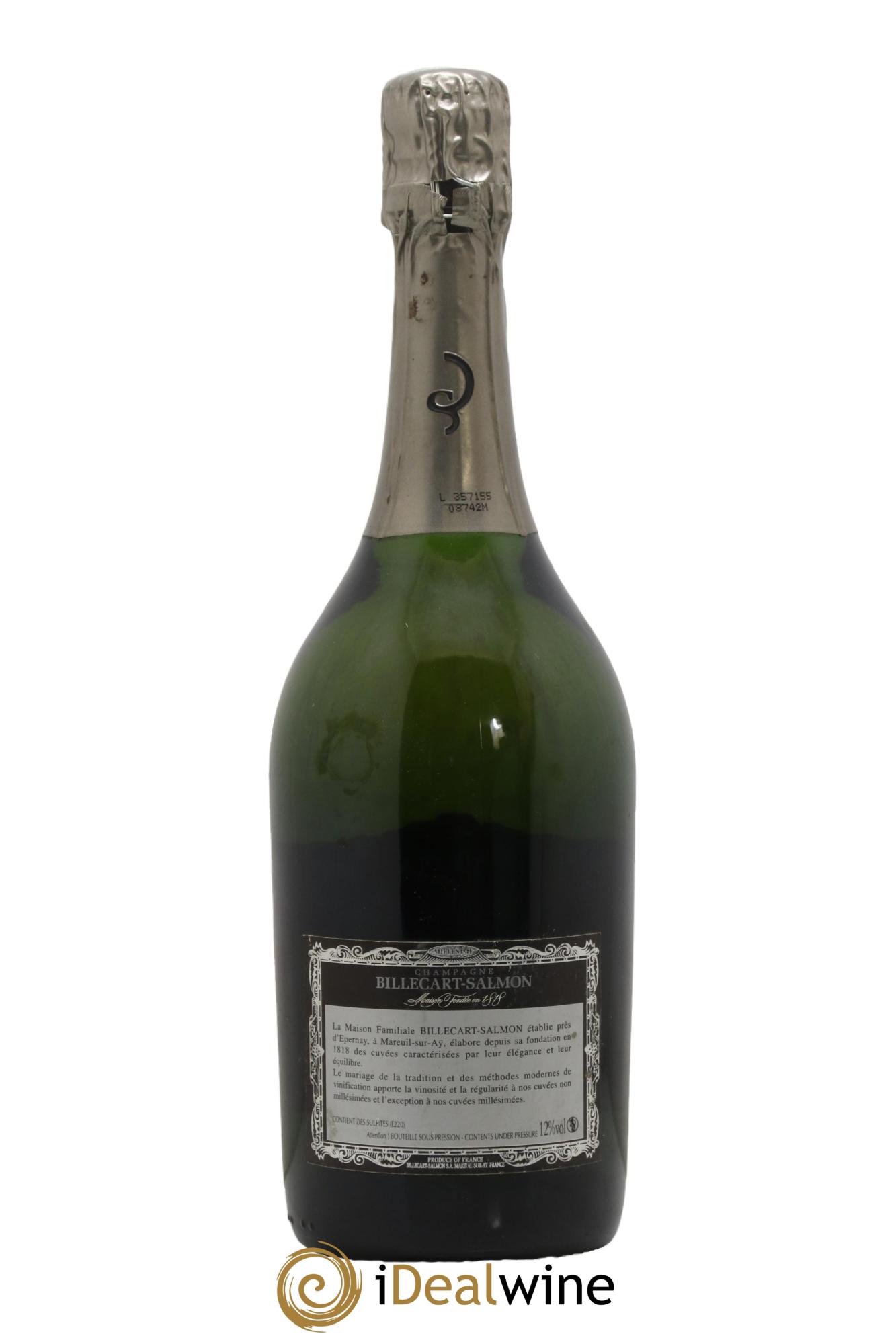 Brut Nicolas François Billecart Billecart-Salmon 2000 - Posten von 1 Flasche - 1