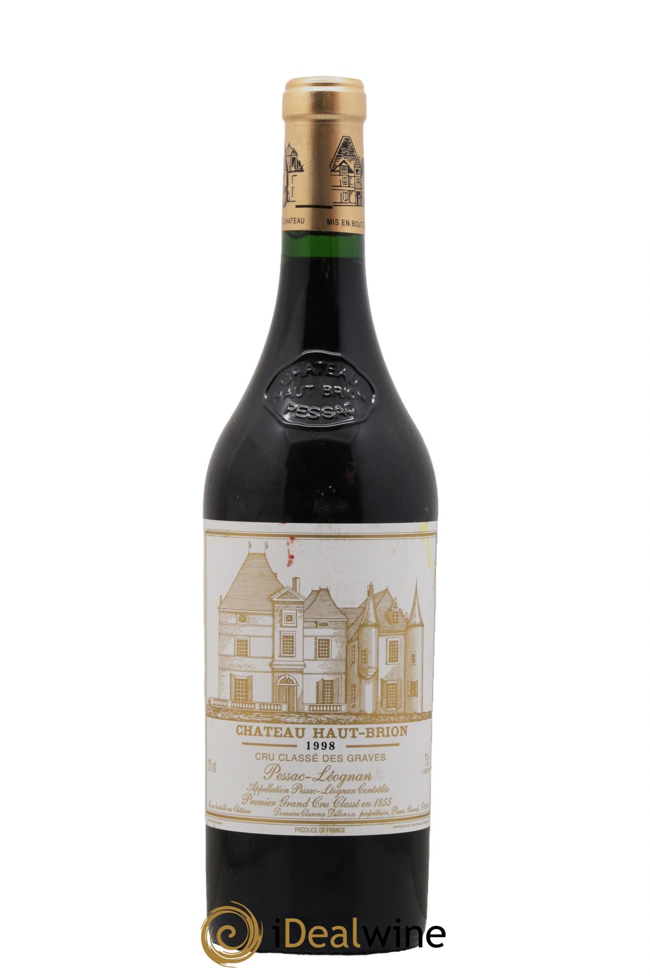 Château Haut Brion 1er Grand Cru Classé 1998 - Lotto di 1 bottiglia - 0