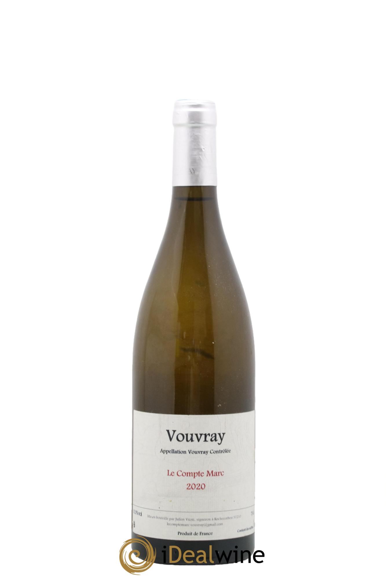 Vouvray Le Compte Marc Julien Vedel 2020 - Lot of 1 bottle - 0