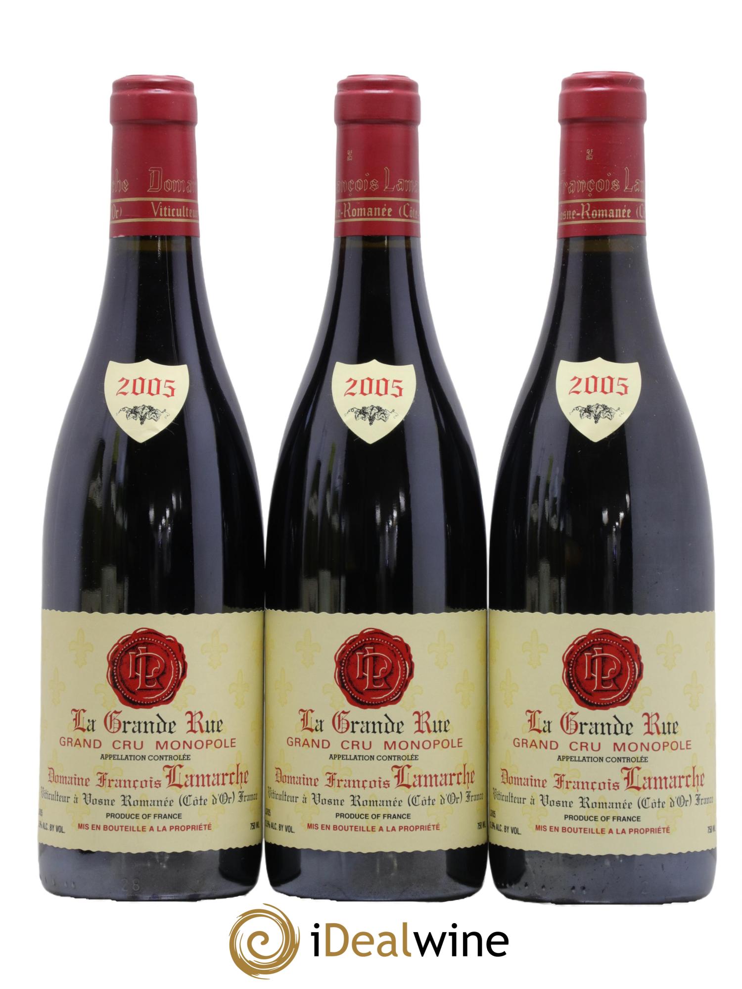 La Grande Rue Grand Cru Lamarche (Domaine) 2005 - Lot de 3 bouteilles - 0