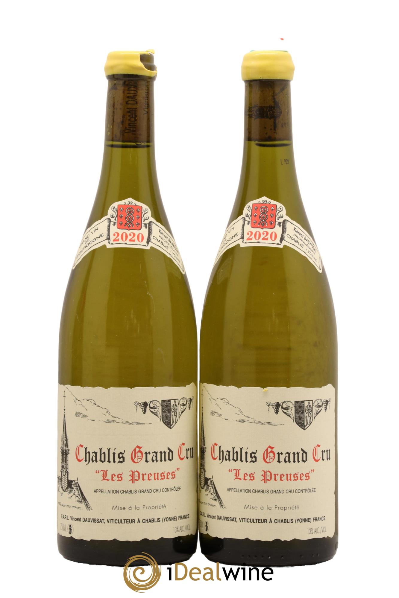 photo Chablis Grand Cru les Preuses Vincent Dauvissat