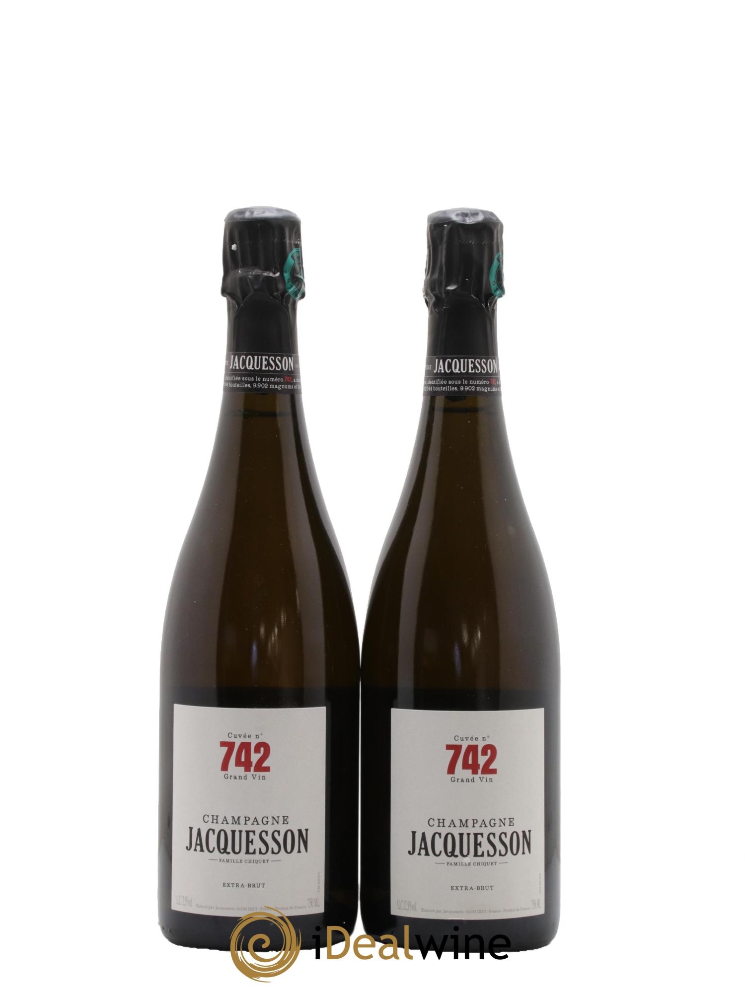 Cuvée 742 Extra-Brut Jacquesson - Posten von 2 Flaschen - 0