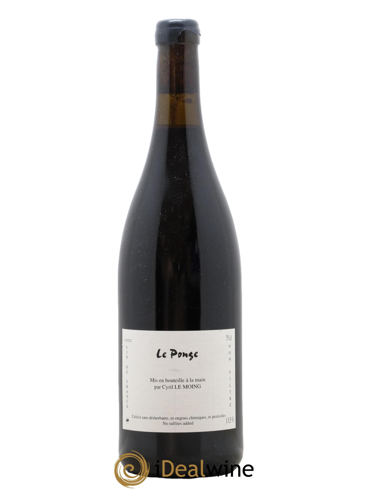 Vin de France Le Ponge Domaine Cyril le Moing 2022 - Posten von 1 Flasche - 0