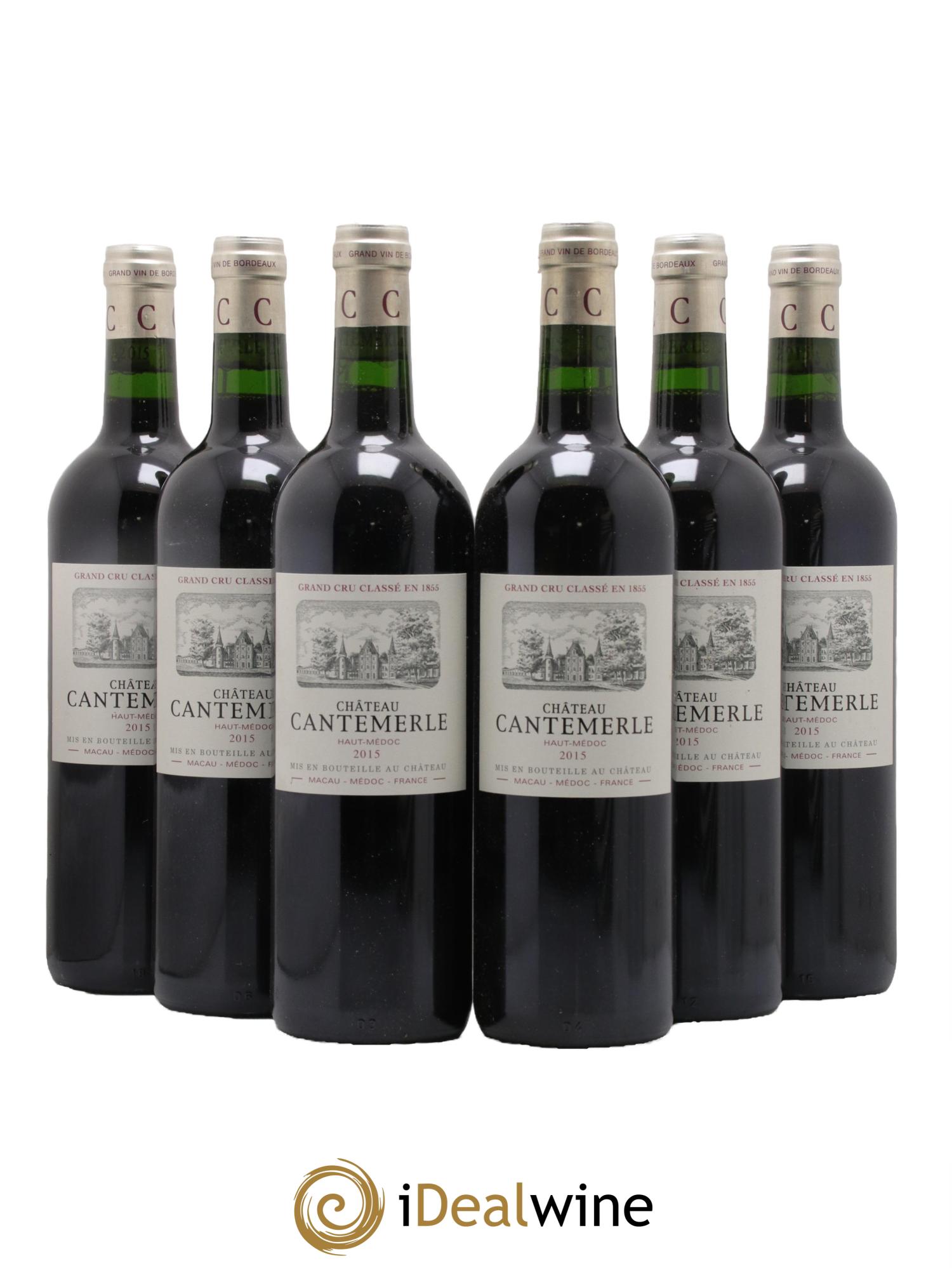 Château Cantemerle 5ème Grand Cru Classé 2015 - Lot of 6 bottles - 0