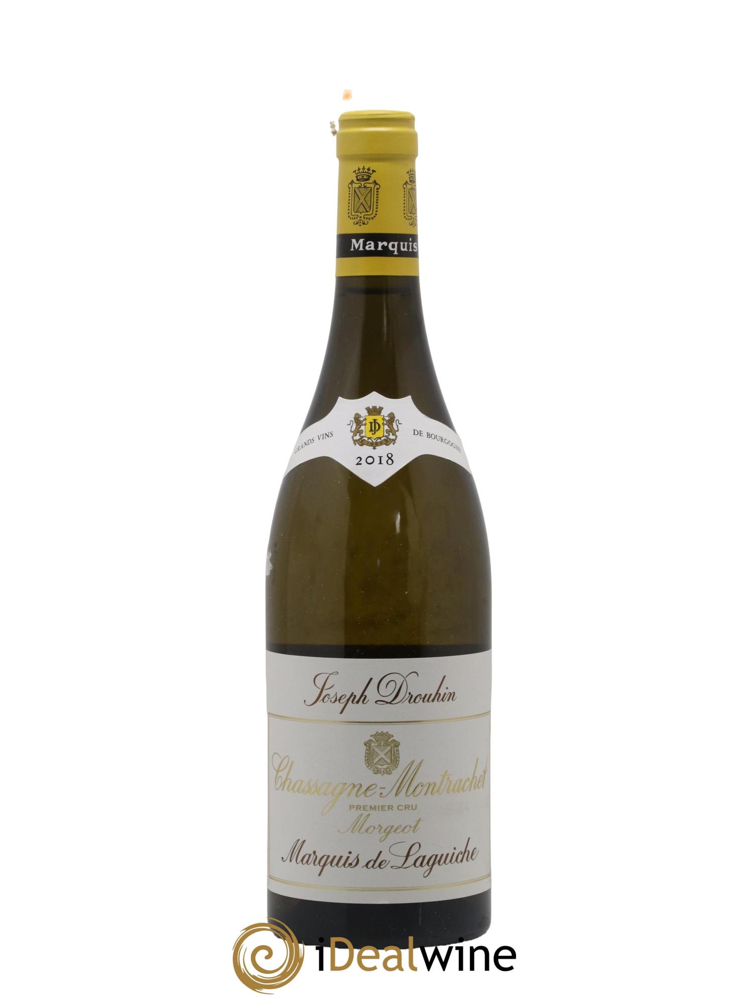 Chassagne-Montrachet 1er Cru Morgeot - Marquis de Laguiche Joseph Drouhin 2018 - Posten von 1 Flasche - 0