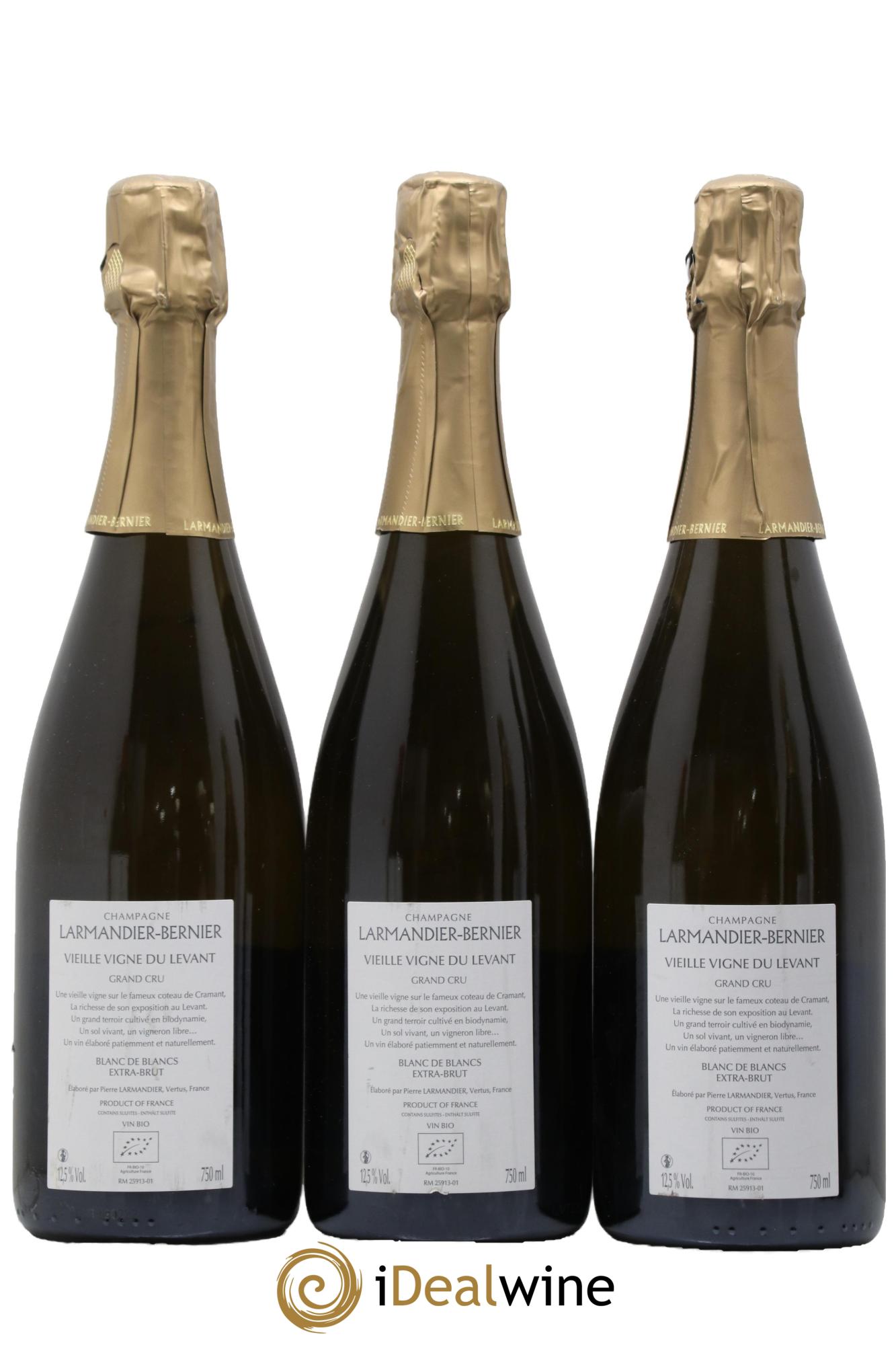 Vieille Vigne du Levant Grand Cru Extra-Brut Larmandier-Bernier 2012 - Lot of 3 bottles - 1