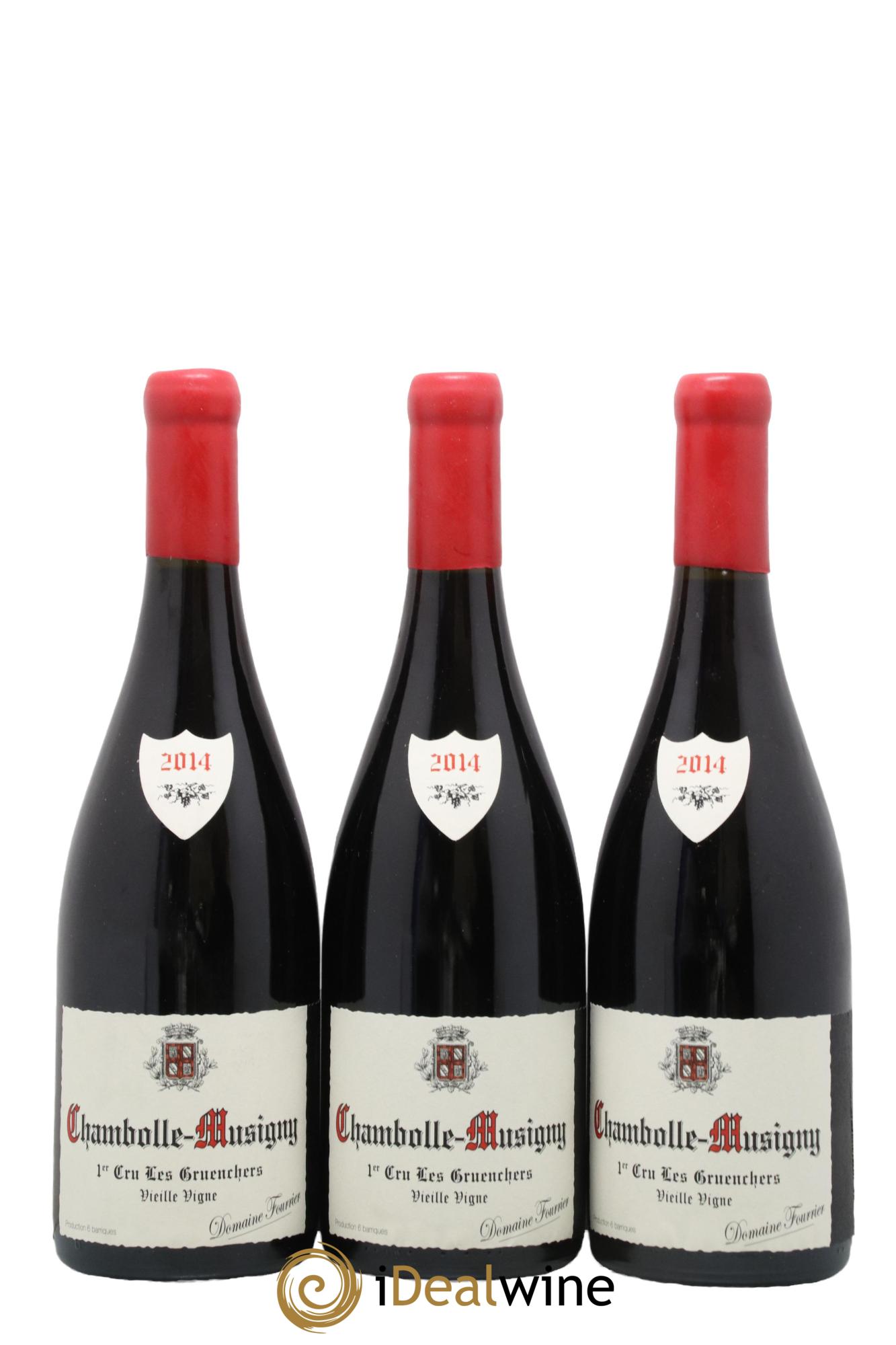 Chambolle-Musigny 1er Cru Les Gruenchers Vieille Vigne Fourrier (Domaine) 2014 - Lot de 3 bouteilles - 0