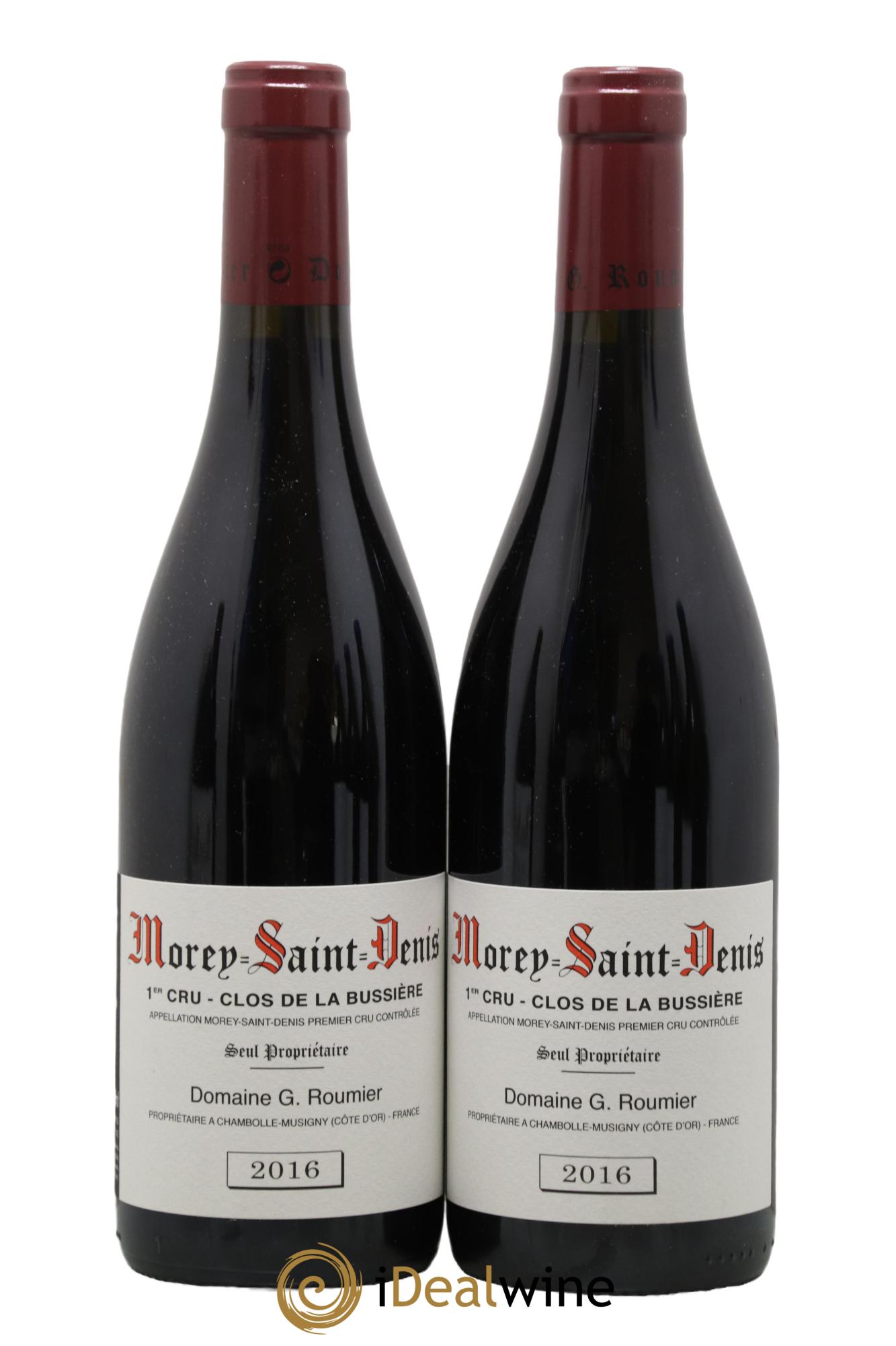 Morey Saint-Denis 1er Cru Clos de la Bussière Georges Roumier (Domaine) 2016 - Lot de 2 bouteilles - 0