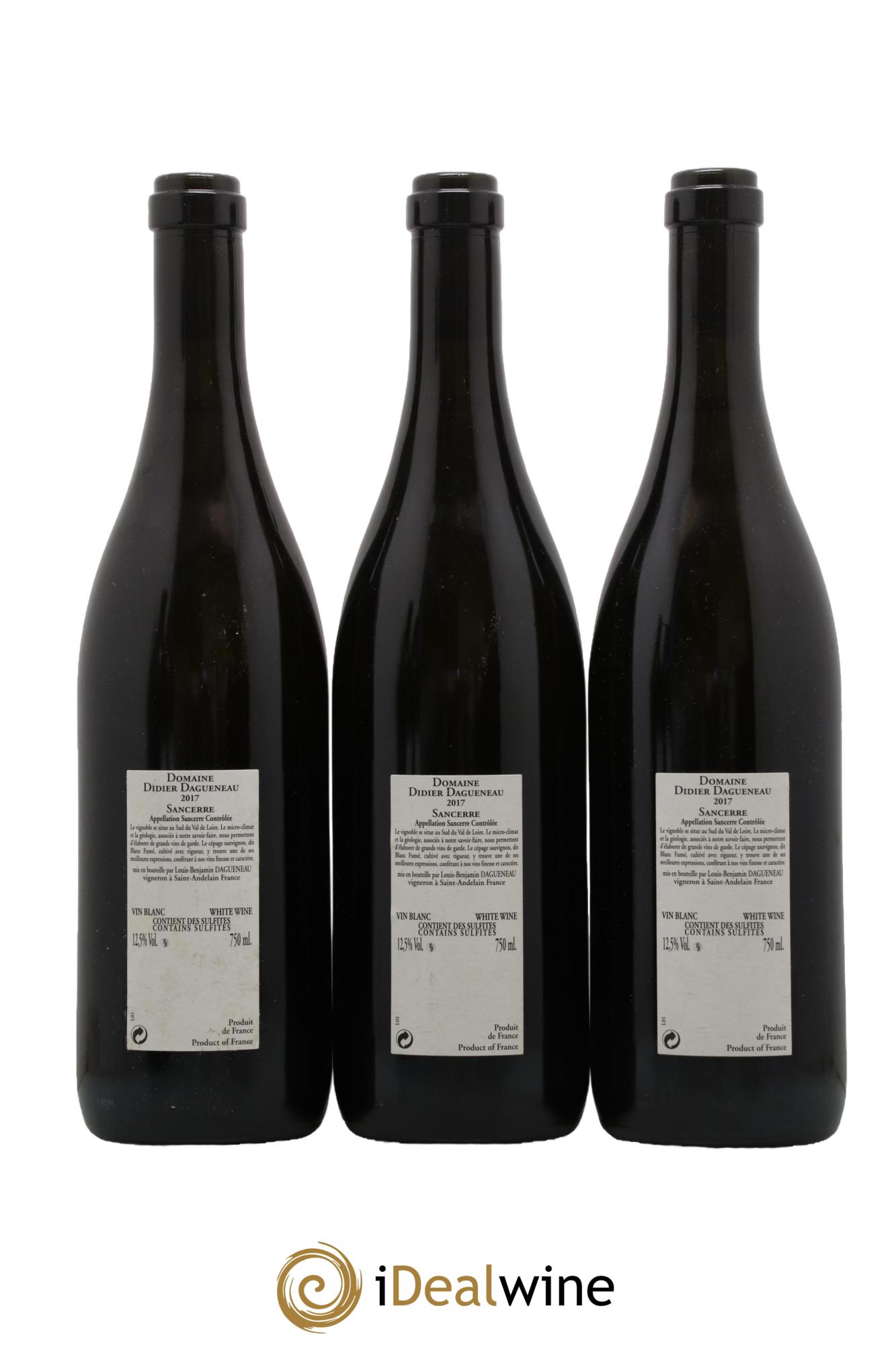 Sancerre En Chailloux Dagueneau 2017 - Lot de 3 bouteilles - 1