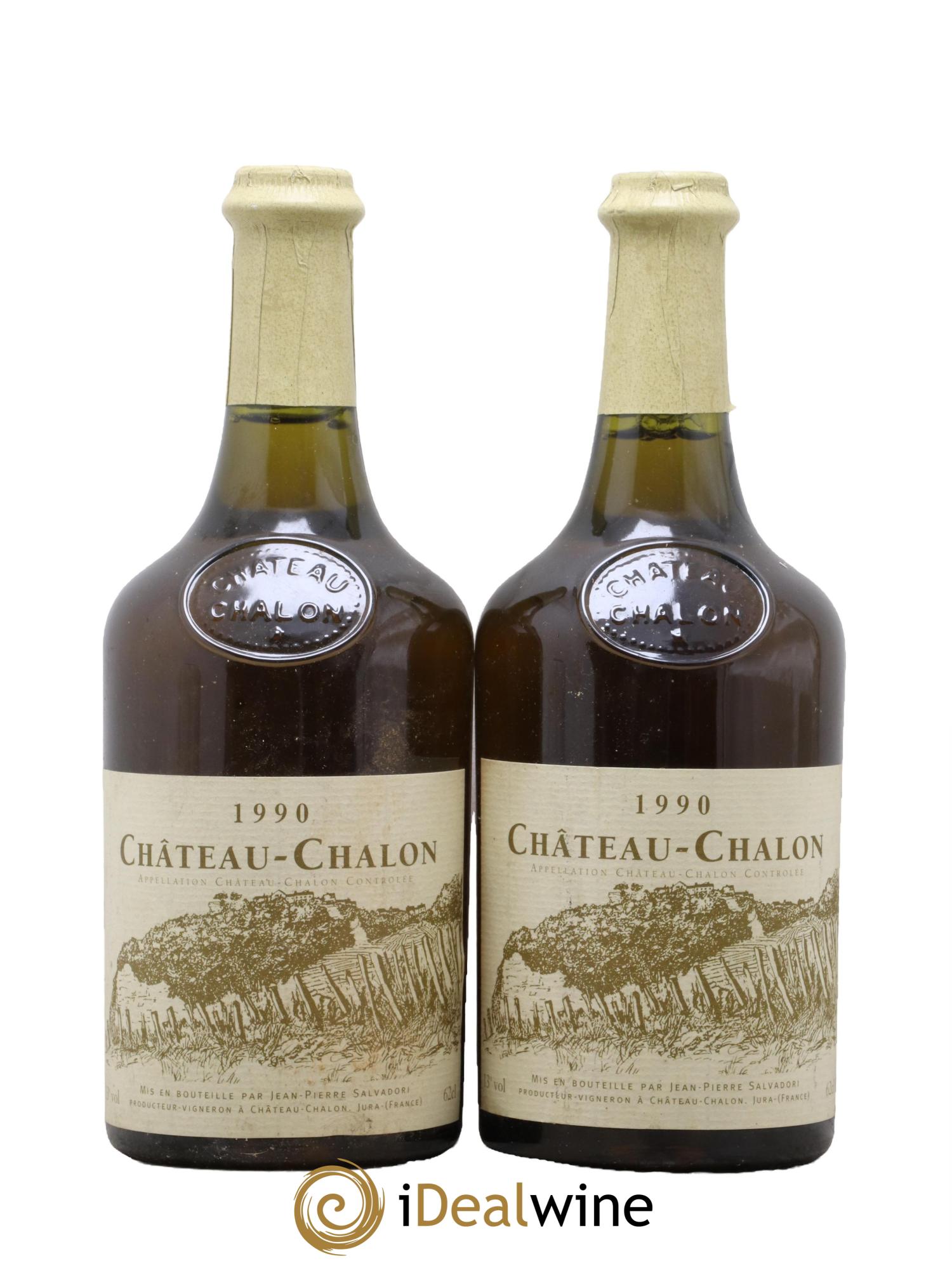 Château-Chalon Domaine Salvadori 1990 - Lot de 2 clavelins - 0