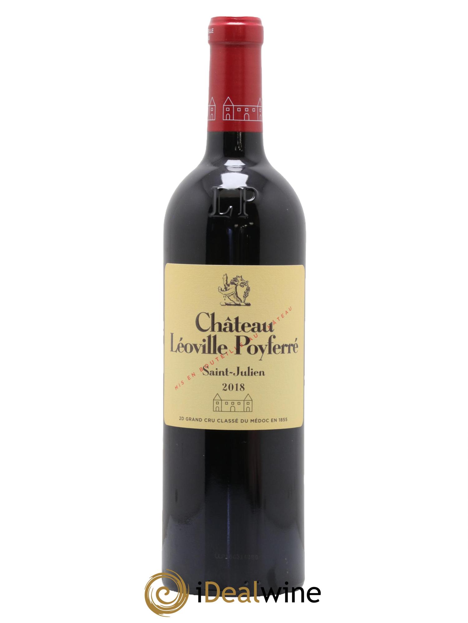 Château Léoville Poyferré 2ème Grand Cru Classé 2018 - Lot de 1 bouteille - 0