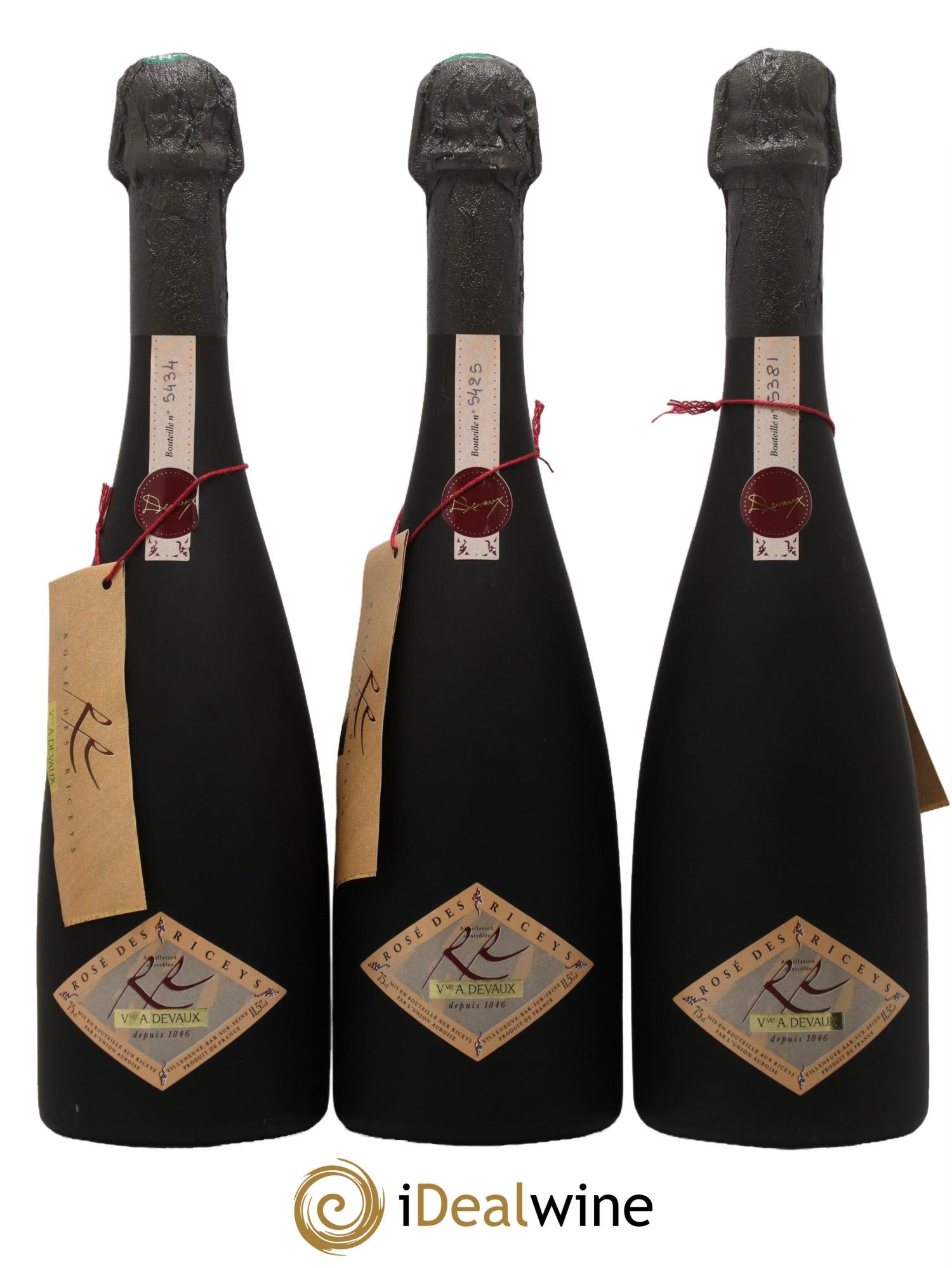 Champagne Rosé des Riceys Maison Devaux - Lot de 3 bouteilles - 0