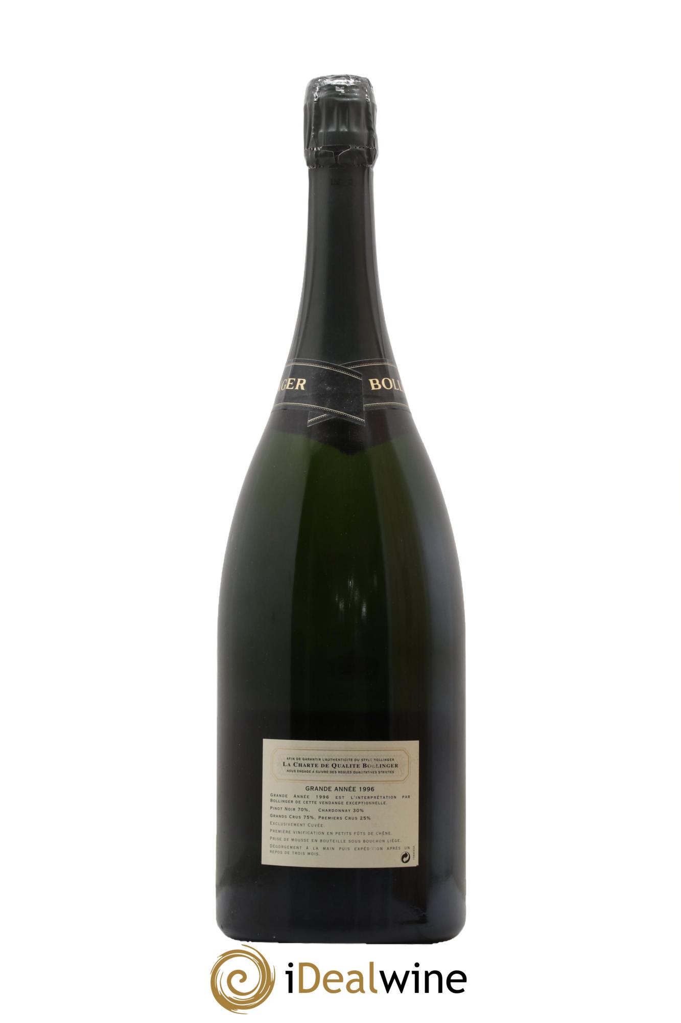 Grande Année Bollinger 1996 - Lot of 1 magnum - 1