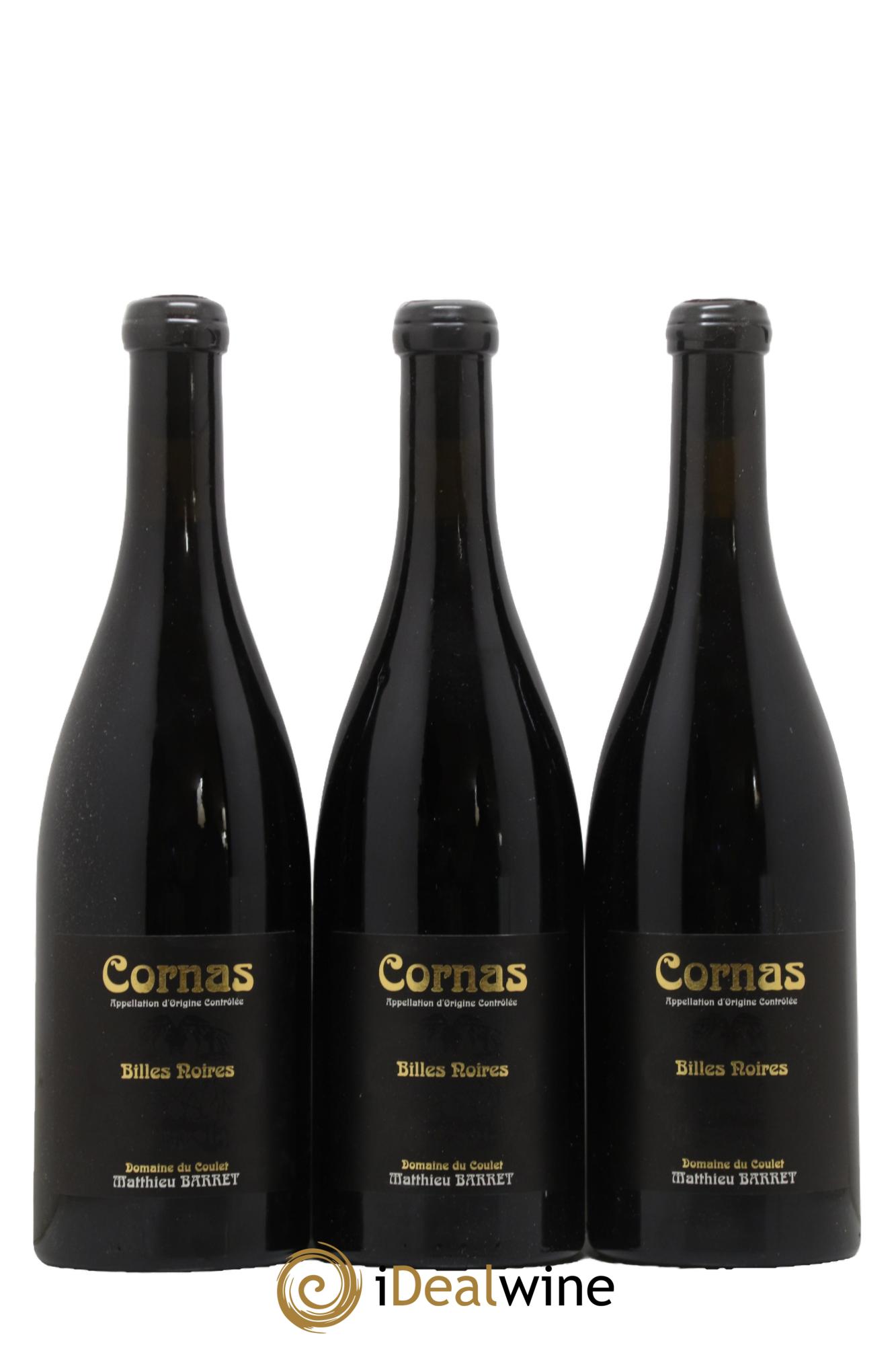 Cornas Billes Noires Coulet (Domaine du) - Matthieu Barret 2018 - Lot of 3 bottles - 0