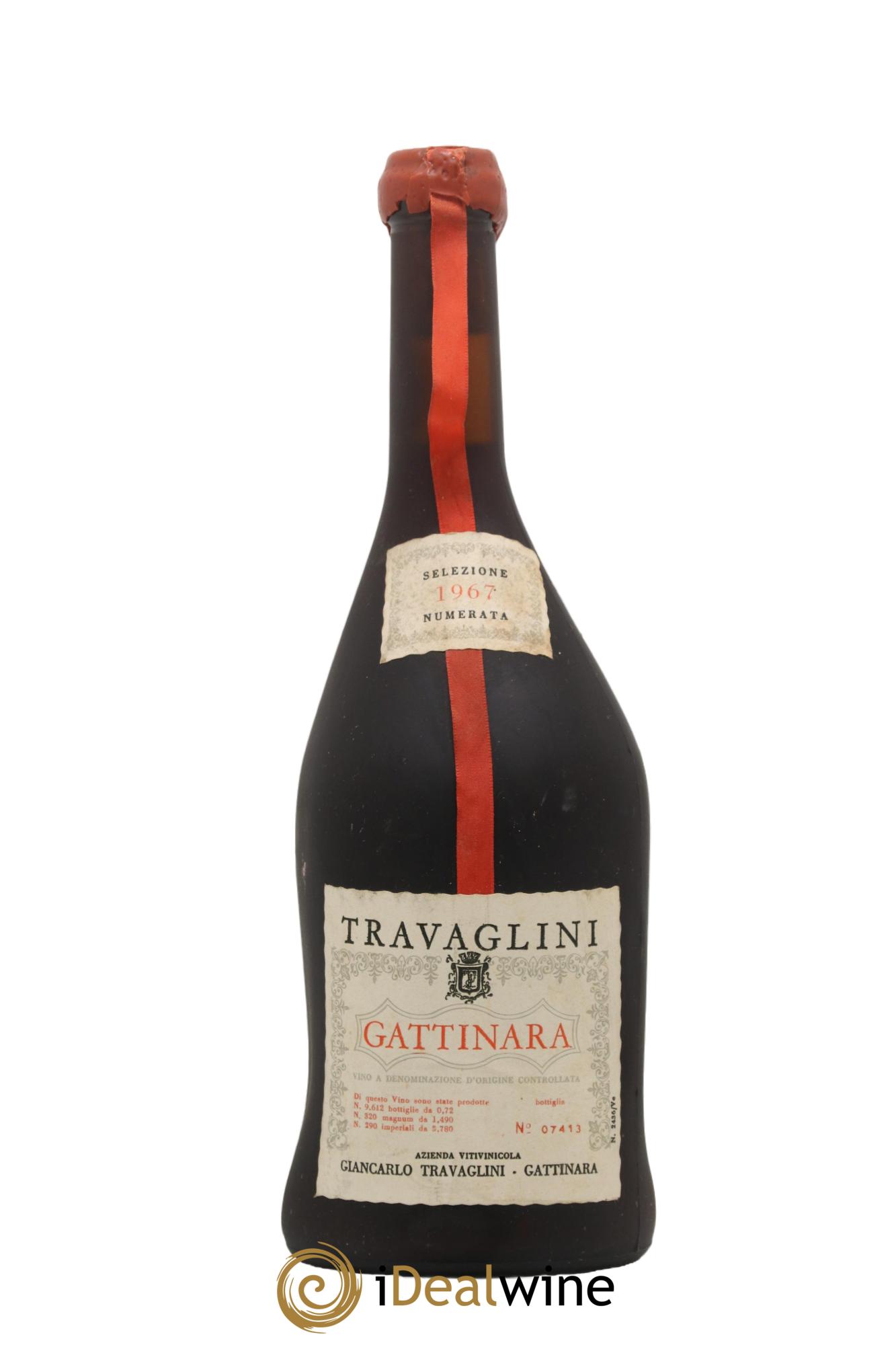 Gattinara DOCG Selezione Numerata Travaglini 1967 - Lot de 1 bouteille - 0