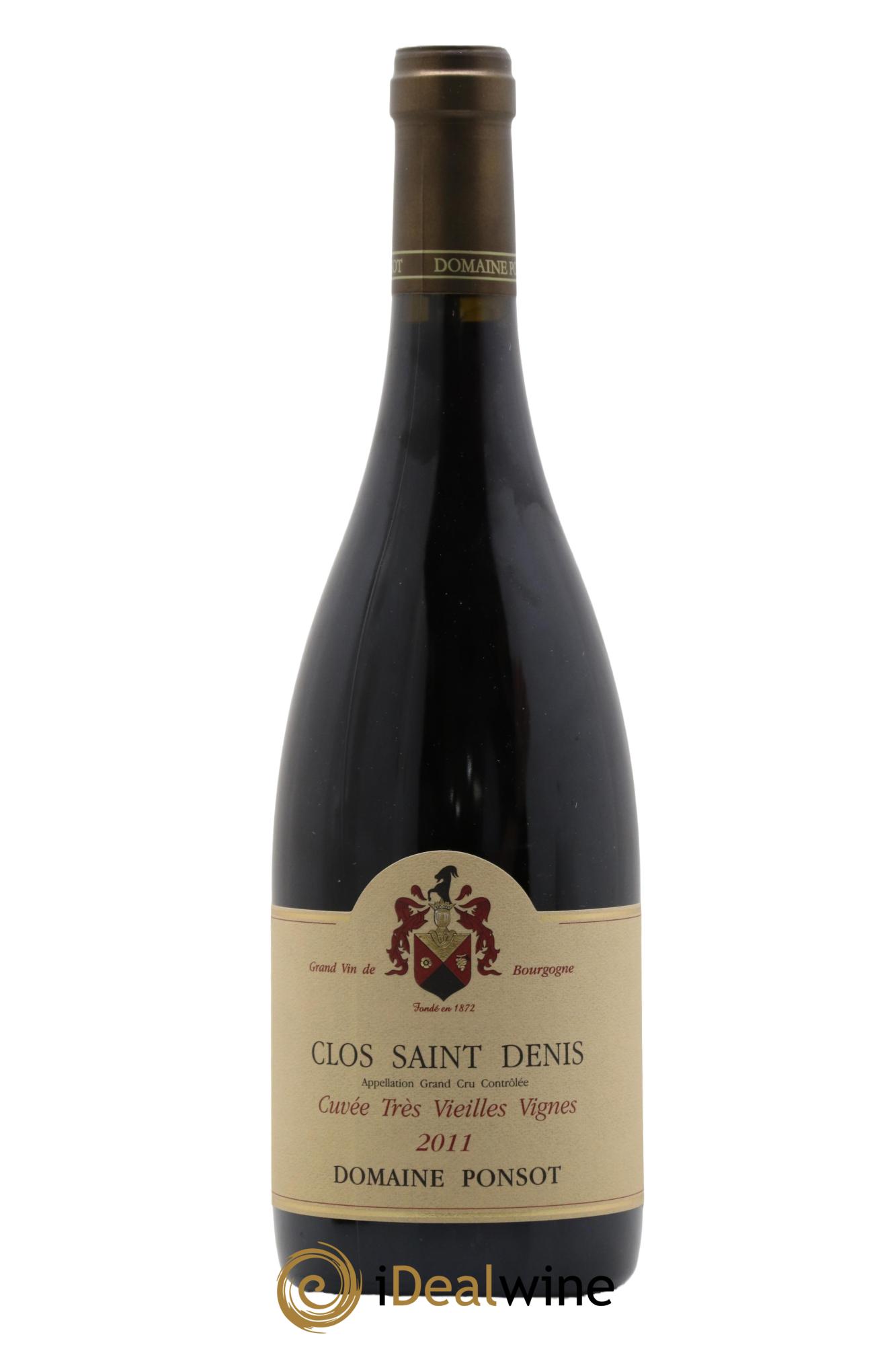 Clos Saint-Denis Très vieilles vignes Ponsot (Domaine) 2011 - Lotto di 1 bottiglia - 0