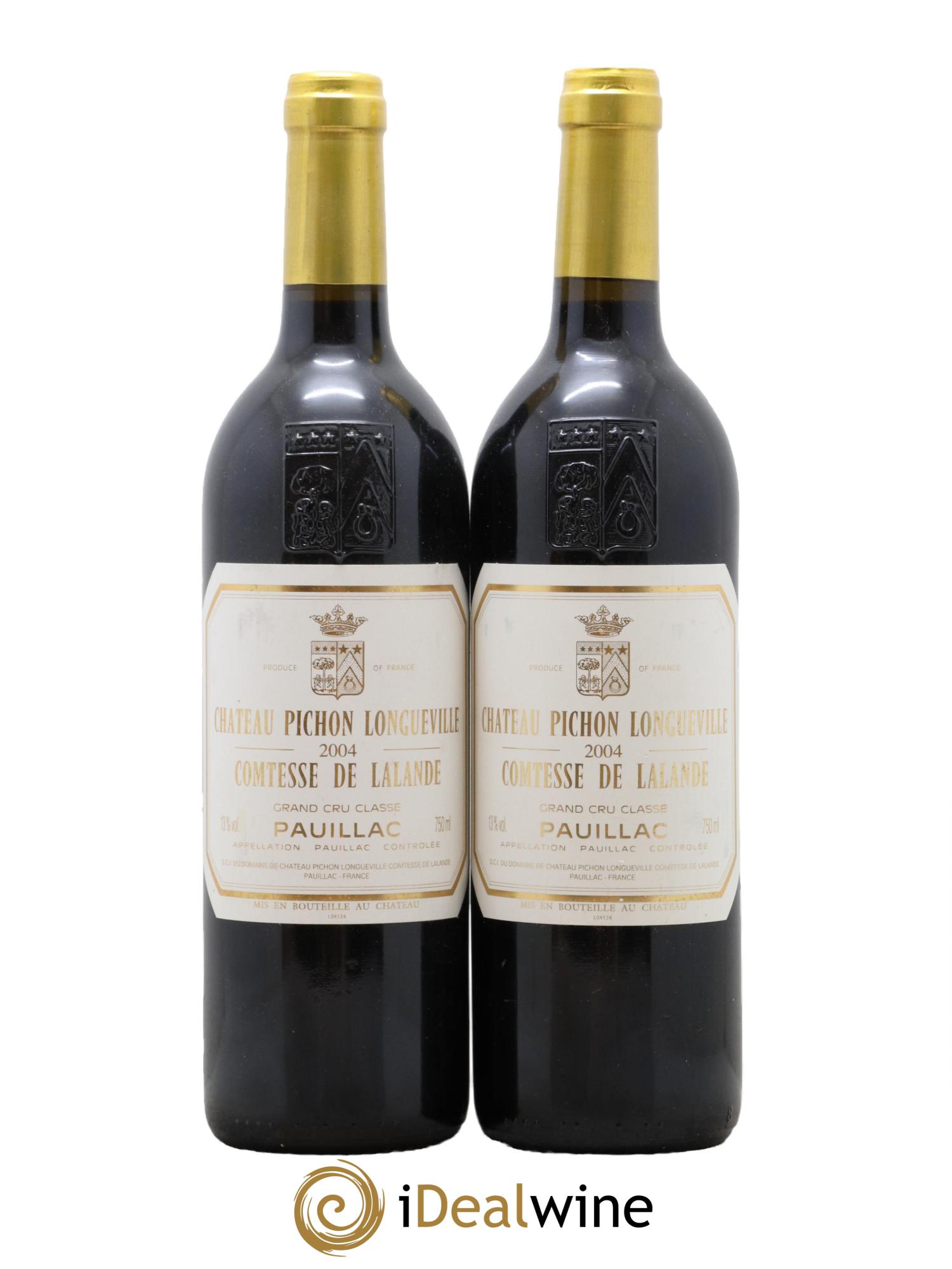 Château Pichon Longueville Comtesse de Lalande 2ème Grand Cru Classé 2004 - Lot of 2 bottles - 0