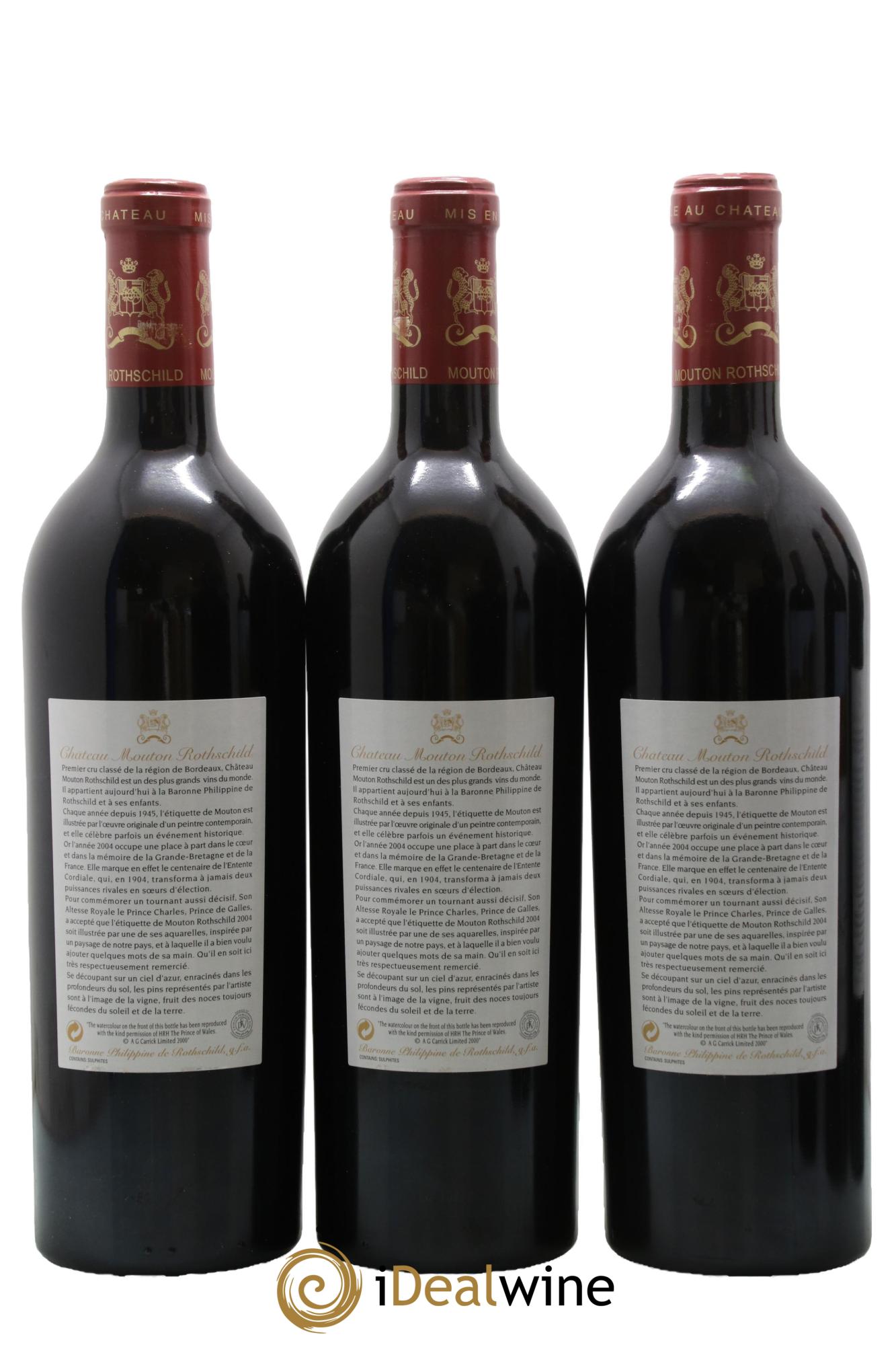 Château Mouton Rothschild 1er Grand Cru Classé 2004 - Lotto di 6 bottiglie - 2