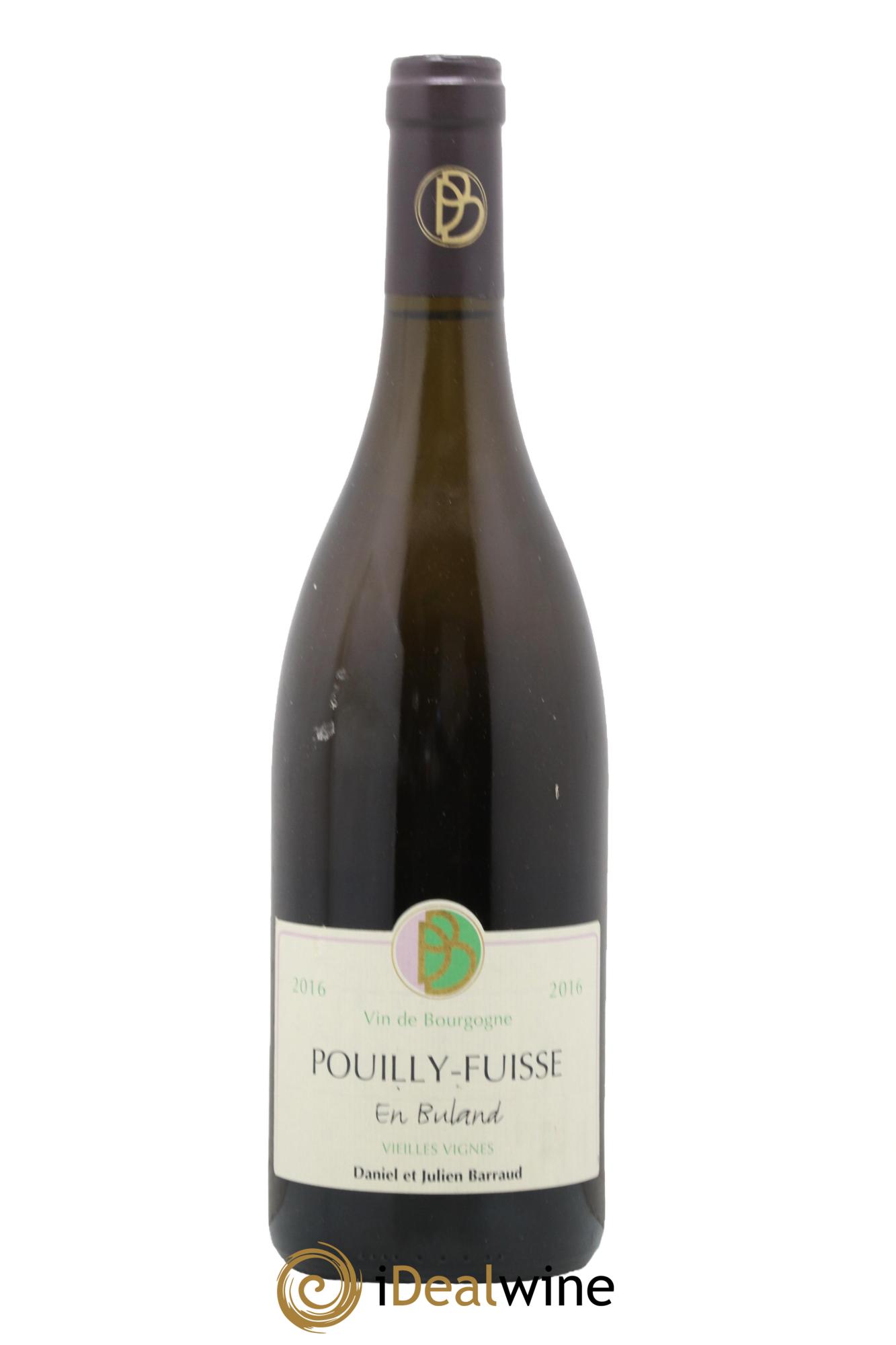 Pouilly-Fuissé En Buland Vieilles Vignes Domaine Barraud 2016 - Lotto di 1 bottiglia - 0