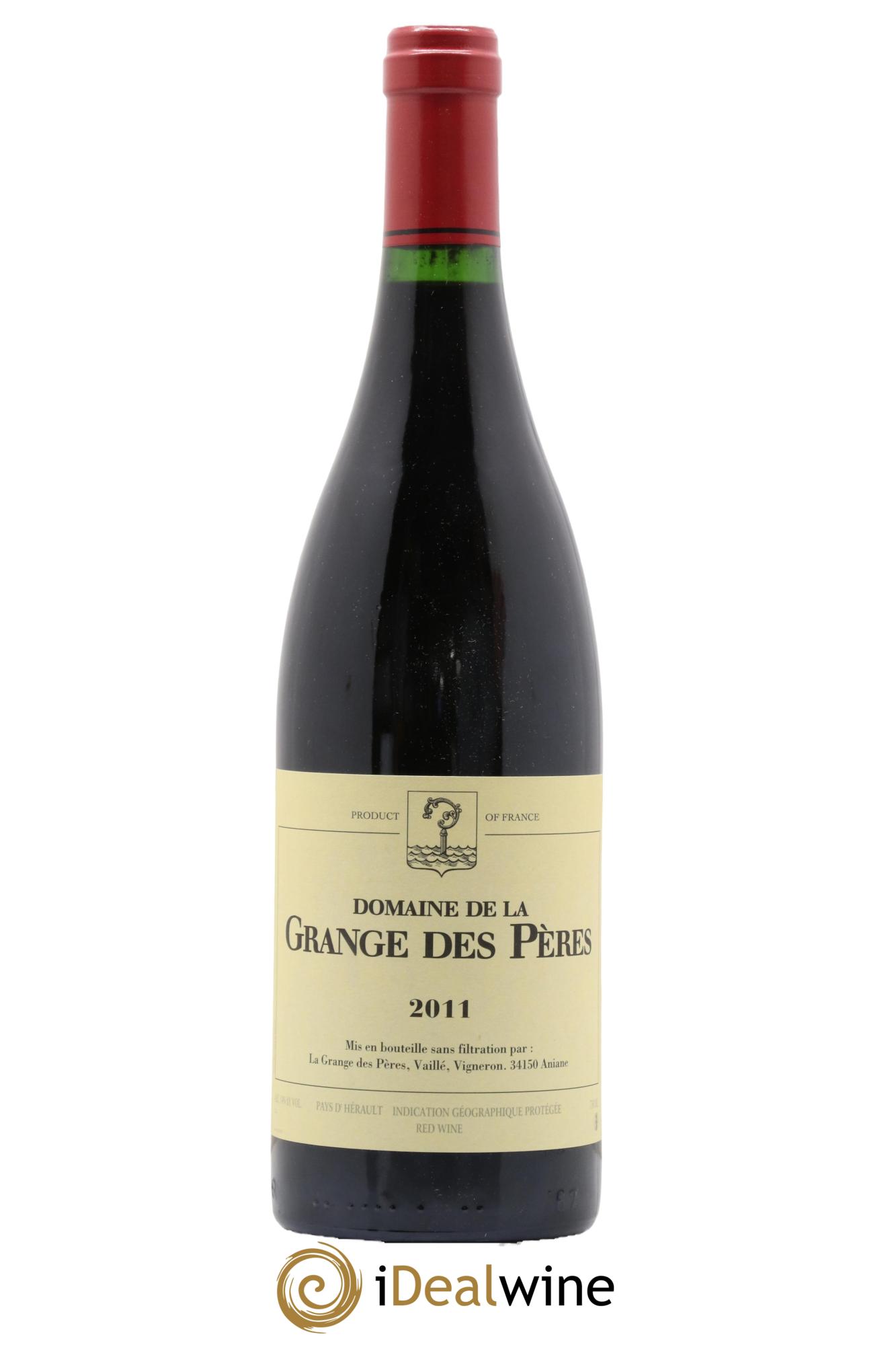 IGP Pays d'Hérault Grange des Pères Laurent Vaillé 2011 - Lot of 1 bottle - 0