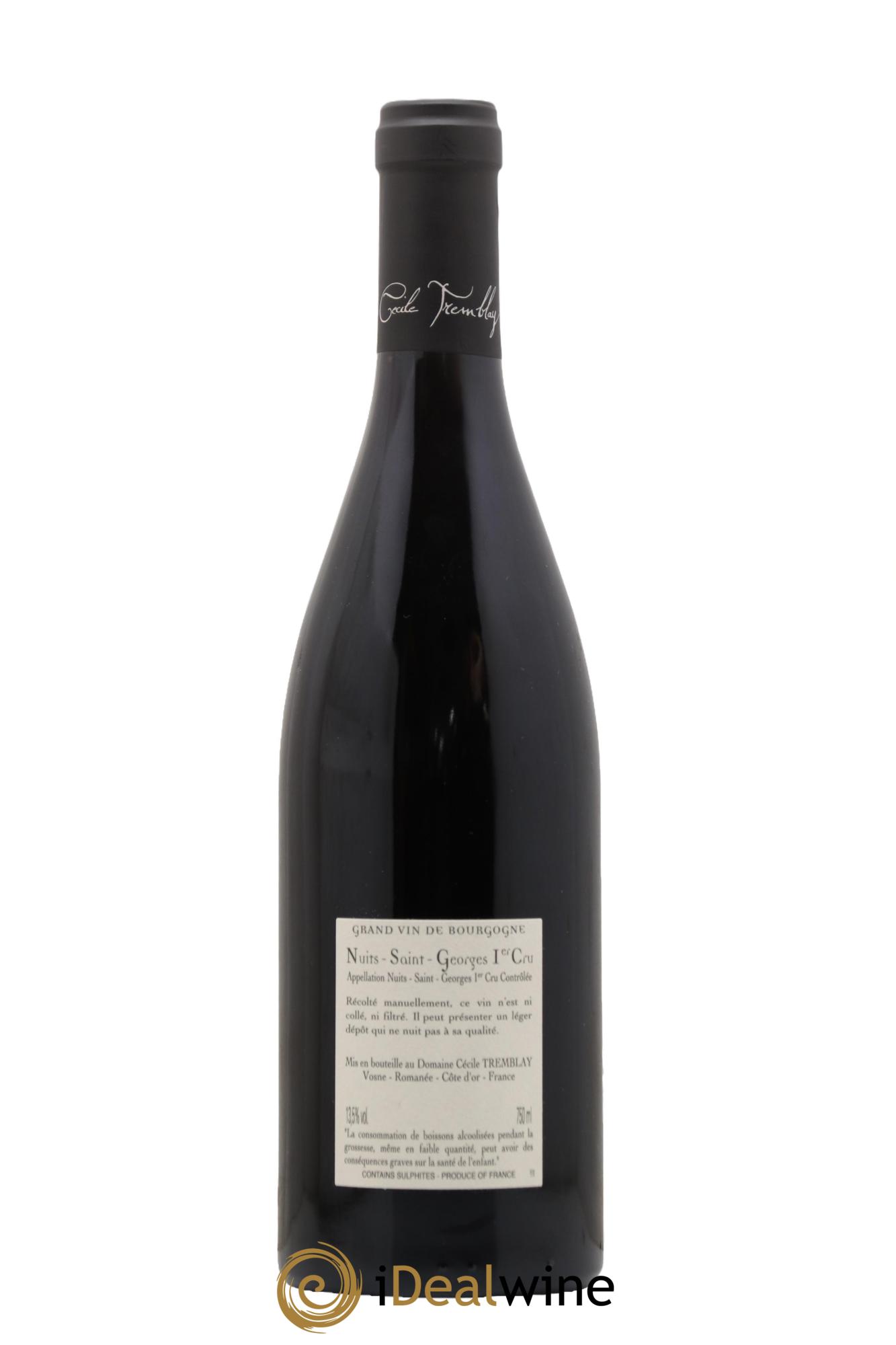 Nuits Saint-Georges 1er Cru Les Murgers Cécile Tremblay  2020 - Posten von 1 Flasche - 1