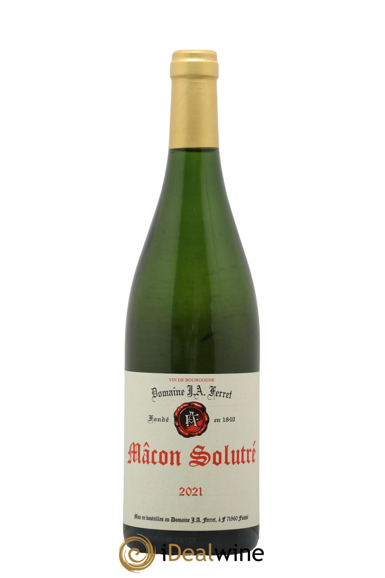 Mâcon-Solutré J.A. Ferret (Domaine) 2021 - Lot de 1 bouteille - 0