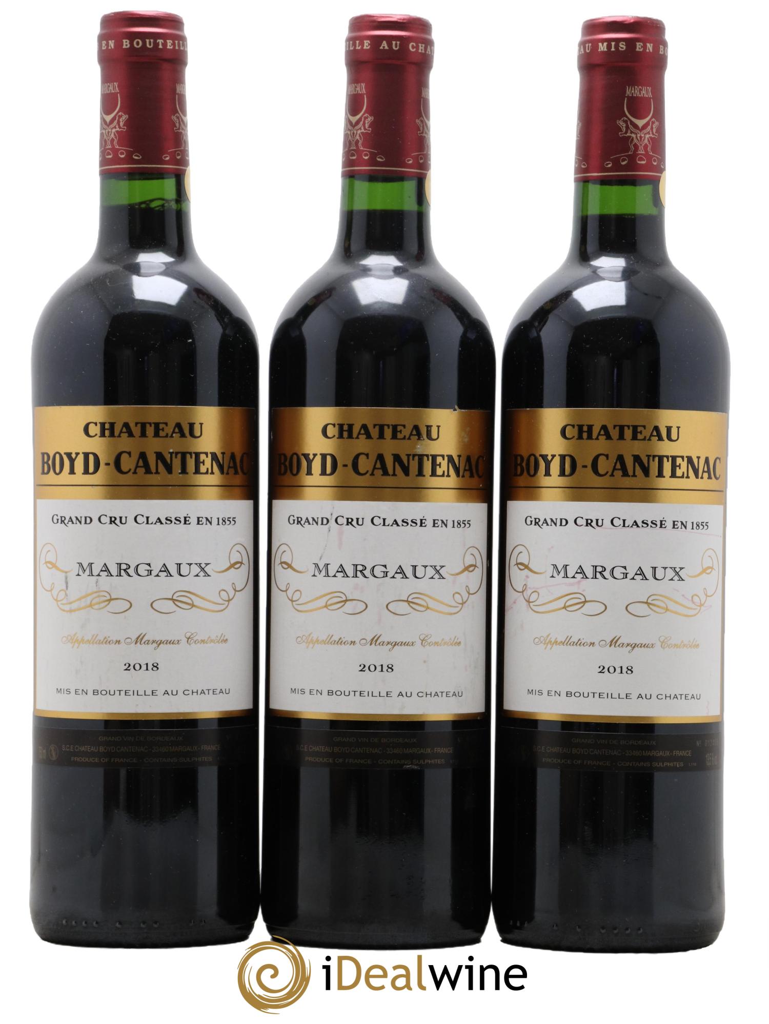 Château Boyd Cantenac 3ème Grand Cru Classé  2018 - Lot of 3 bottles - 0