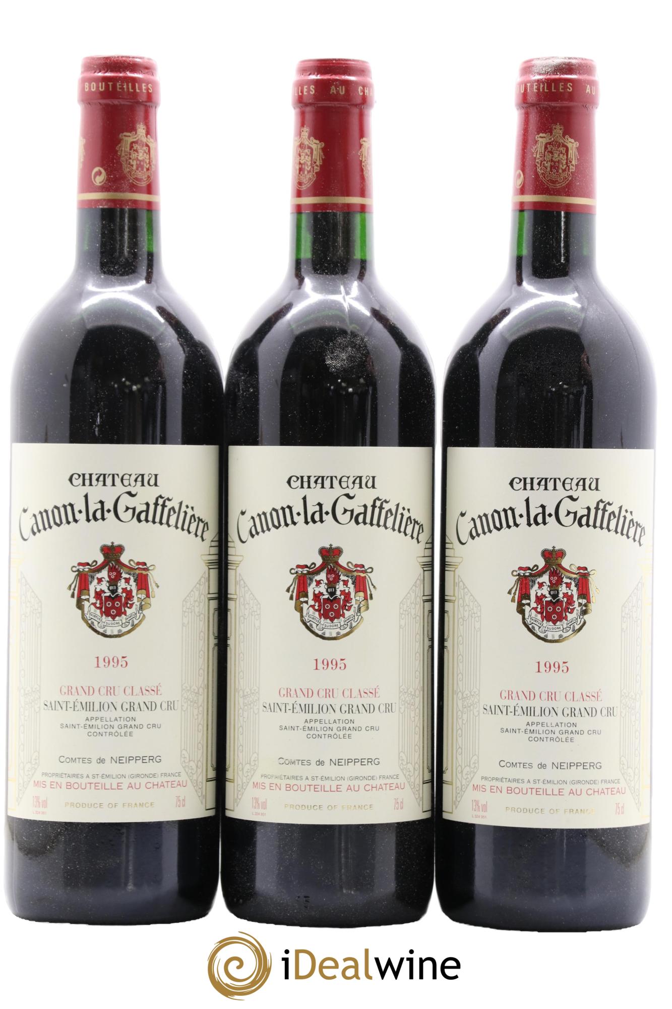 Château Canon la Gaffelière 1er Grand Cru Classé B 1995 - Lotto di 12 bottiglie - 4