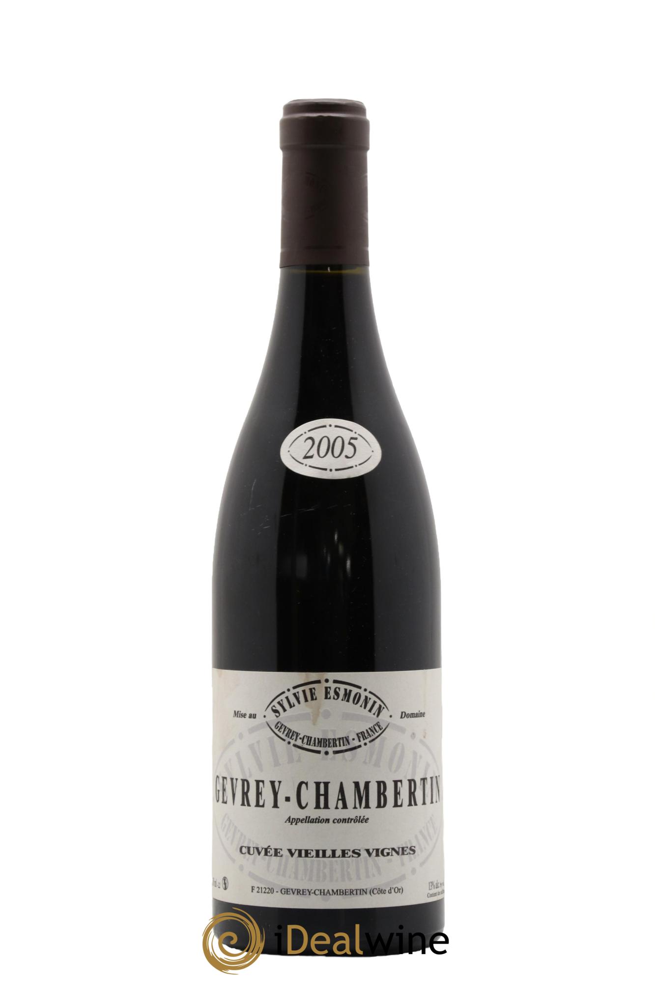 Gevrey-Chambertin Vieilles Vignes Sylvie Esmonin 2005 - Lot of 1 bottle - 0