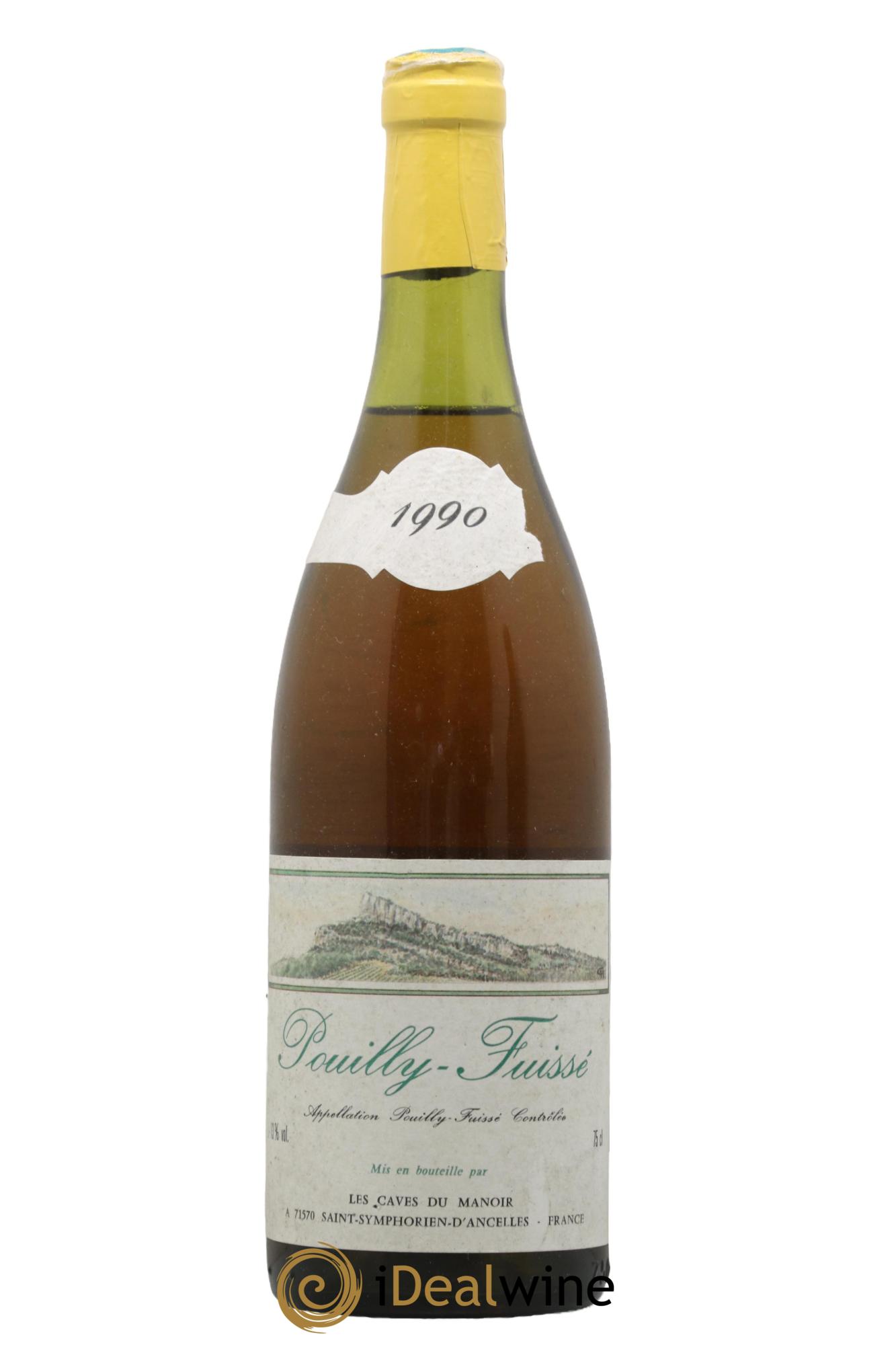 Pouilly-Fuissé Les Caves du Manoir 1990 - Lot de 1 bouteille - 0