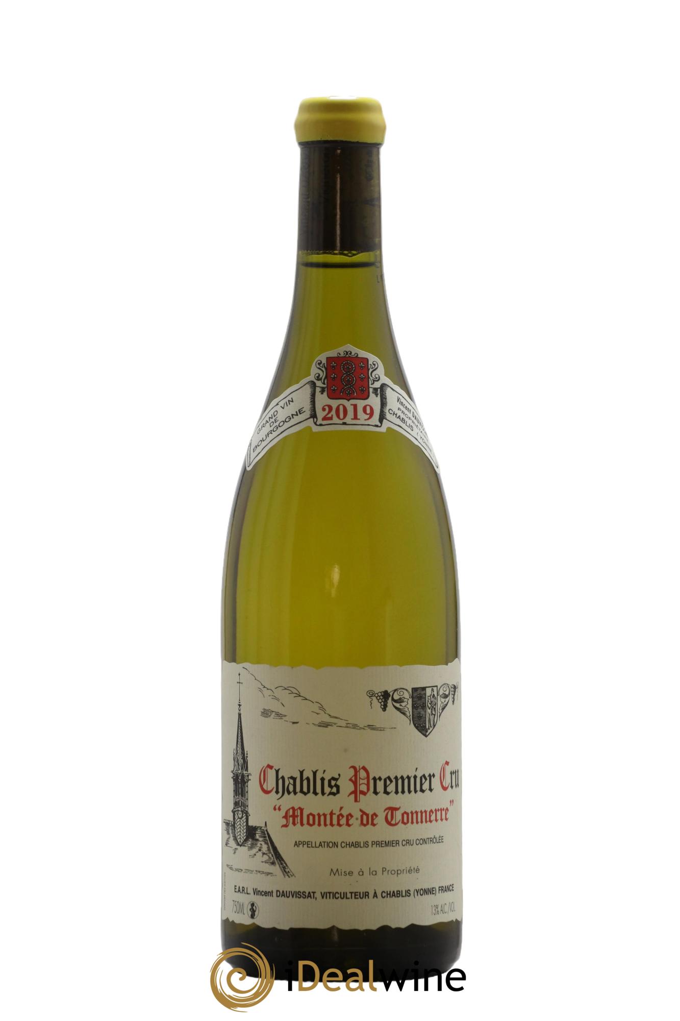 Chablis 1er Cru Montée de Tonnerre Vincent Dauvissat (Domaine) 2019 - Lot of 1 bottle - 0